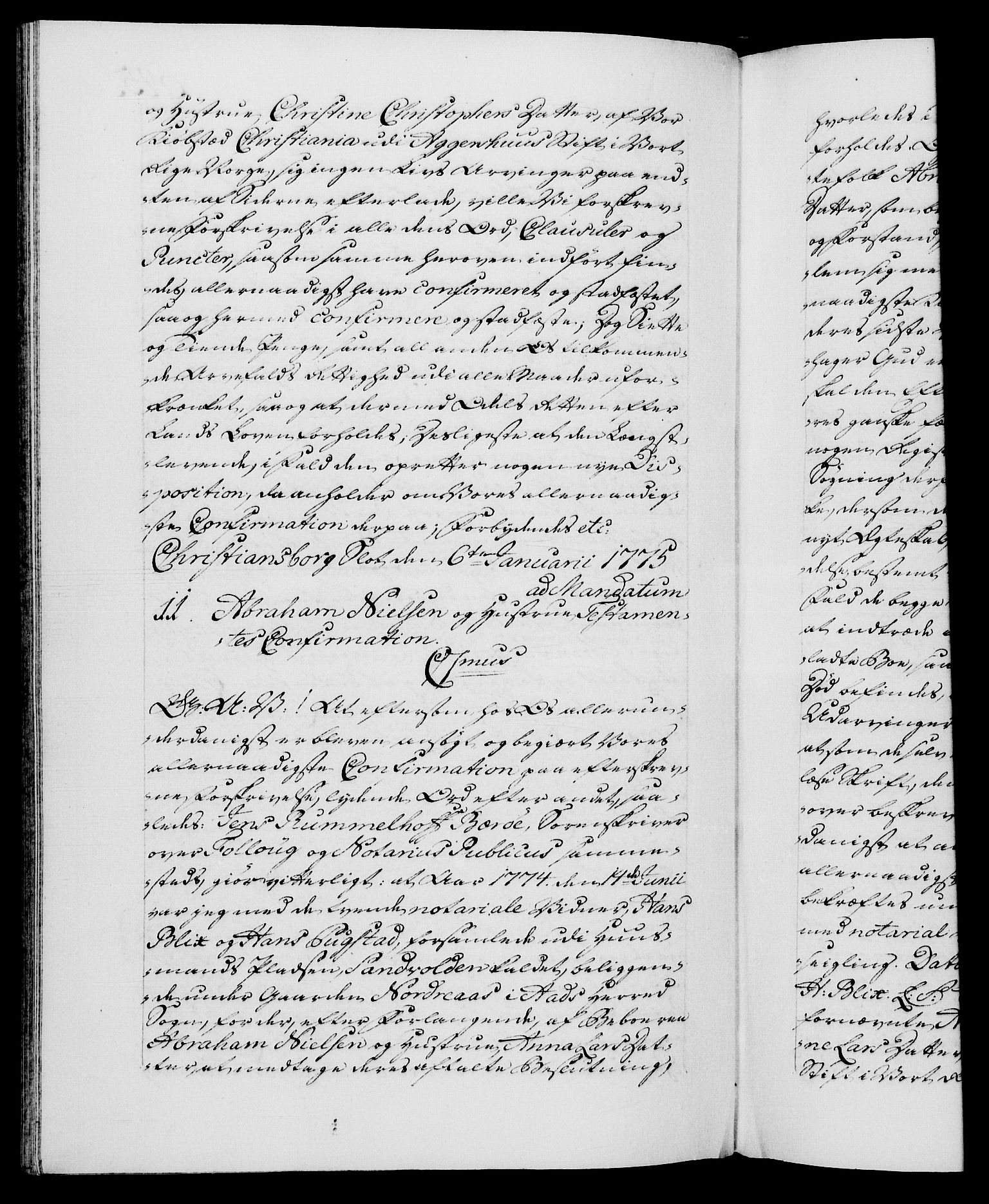Danske Kanselli 1572-1799, AV/RA-EA-3023/F/Fc/Fca/Fcaa/L0046: Norske registre, 1773-1775, p. 645b
