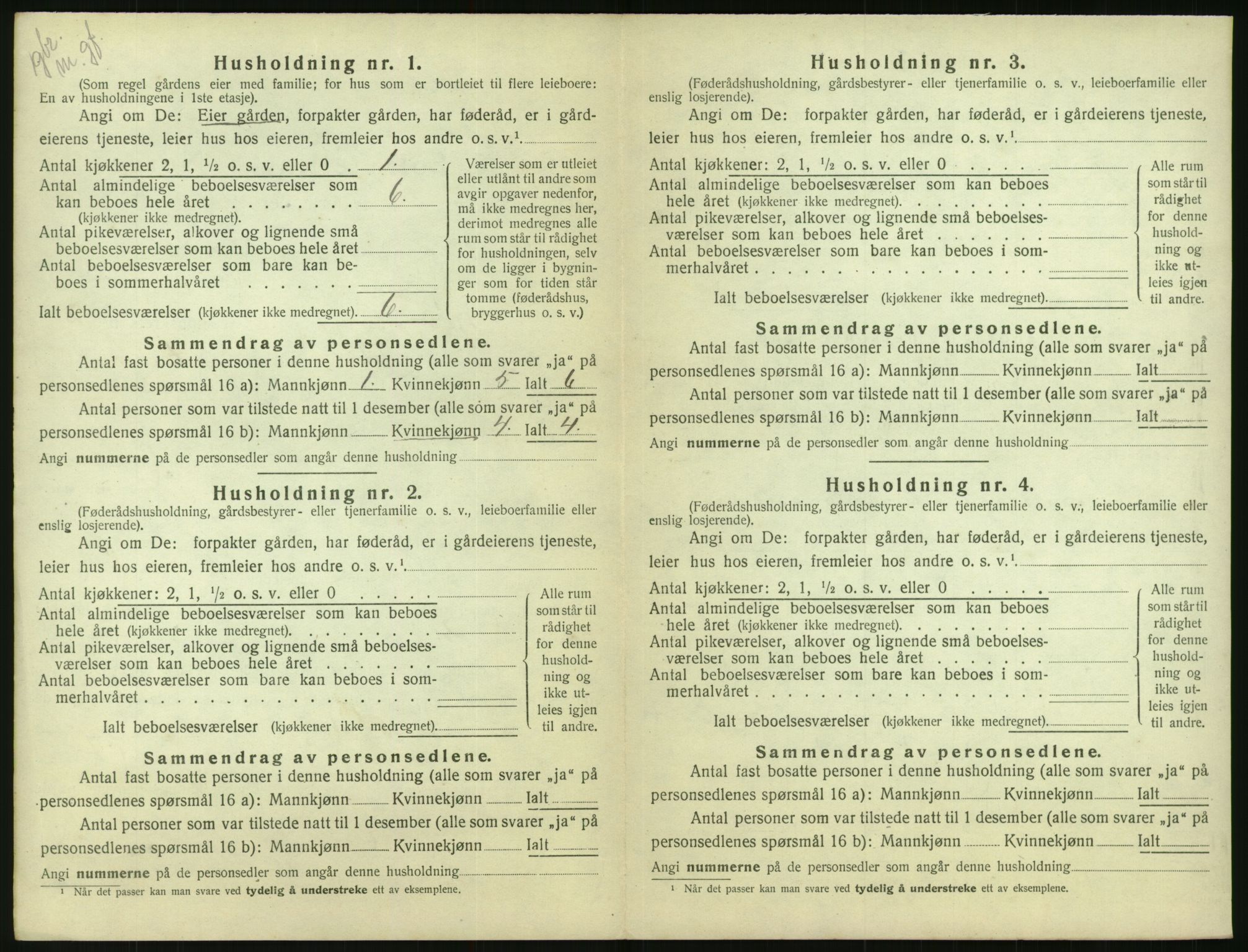 SAK, 1920 census for Gjøvdal, 1920, p. 133