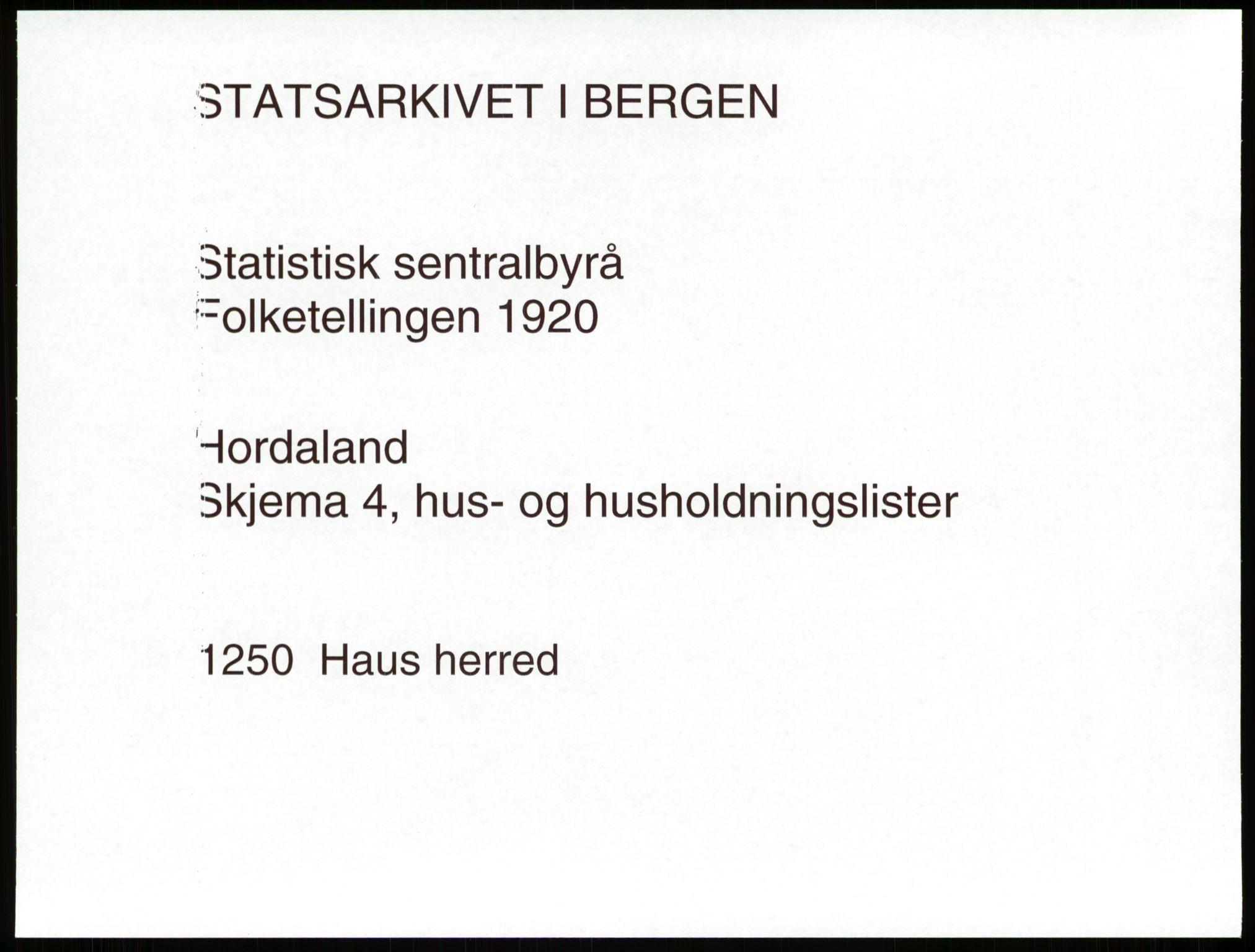 SAB, 1920 census for Haus, 1920, p. 63