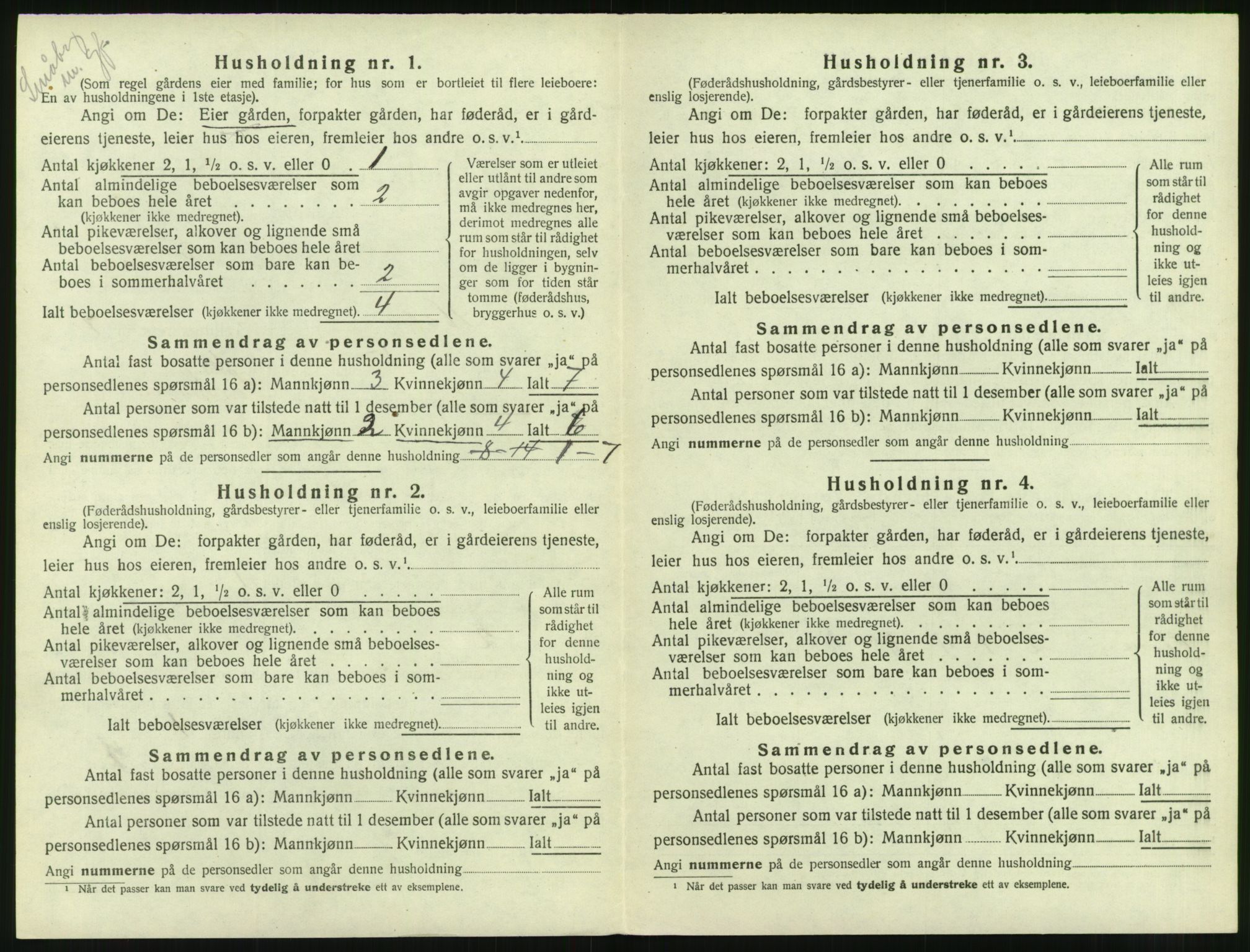 SAT, 1920 census for Halsa, 1920, p. 385