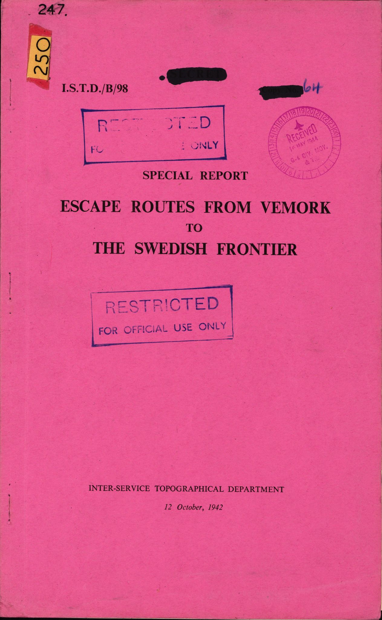 Forsvaret, Forsvarets overkommando II, AV/RA-RAFA-3915/D/Dd/L0020: Telemark, 1942-1945, p. 353