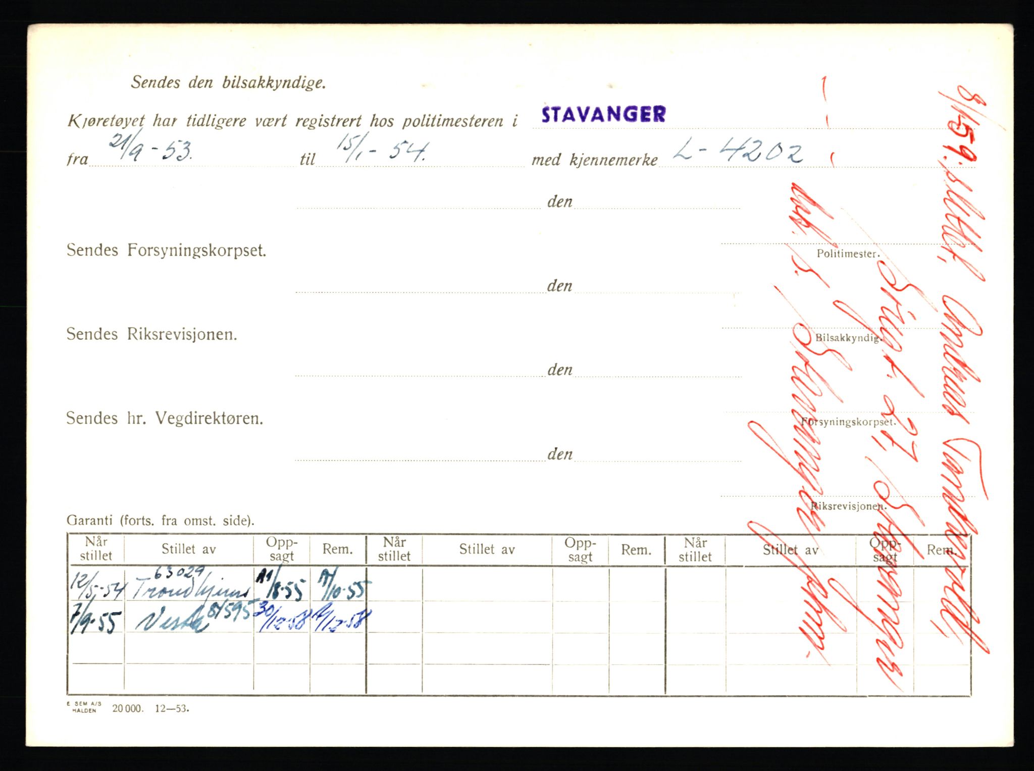 Stavanger trafikkstasjon, AV/SAST-A-101942/0/F/L0024: L-13000 - L-13499, 1930-1971, p. 50