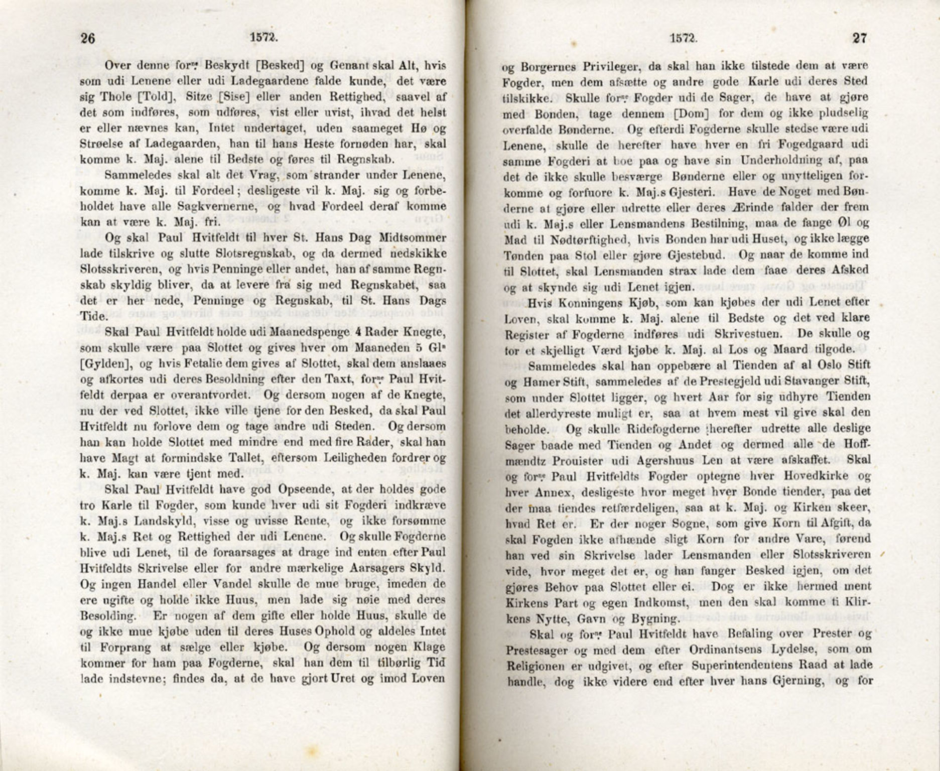 Publikasjoner utgitt av Det Norske Historiske Kildeskriftfond, PUBL/-/-/-: Norske Rigs-Registranter, bind 2, 1572-1588, p. 26-27