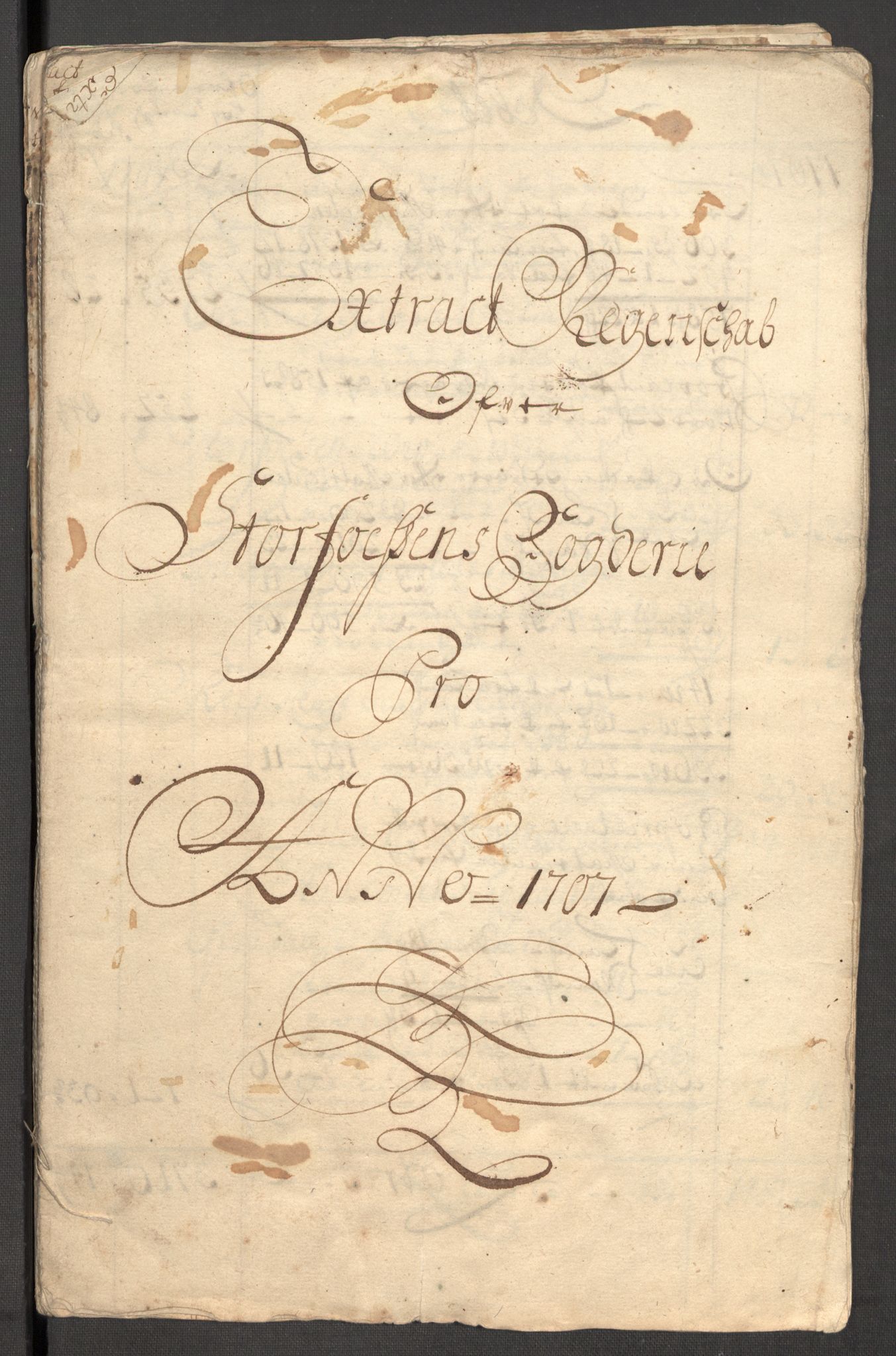 Rentekammeret inntil 1814, Reviderte regnskaper, Fogderegnskap, RA/EA-4092/R57/L3857: Fogderegnskap Fosen, 1706-1707, p. 271