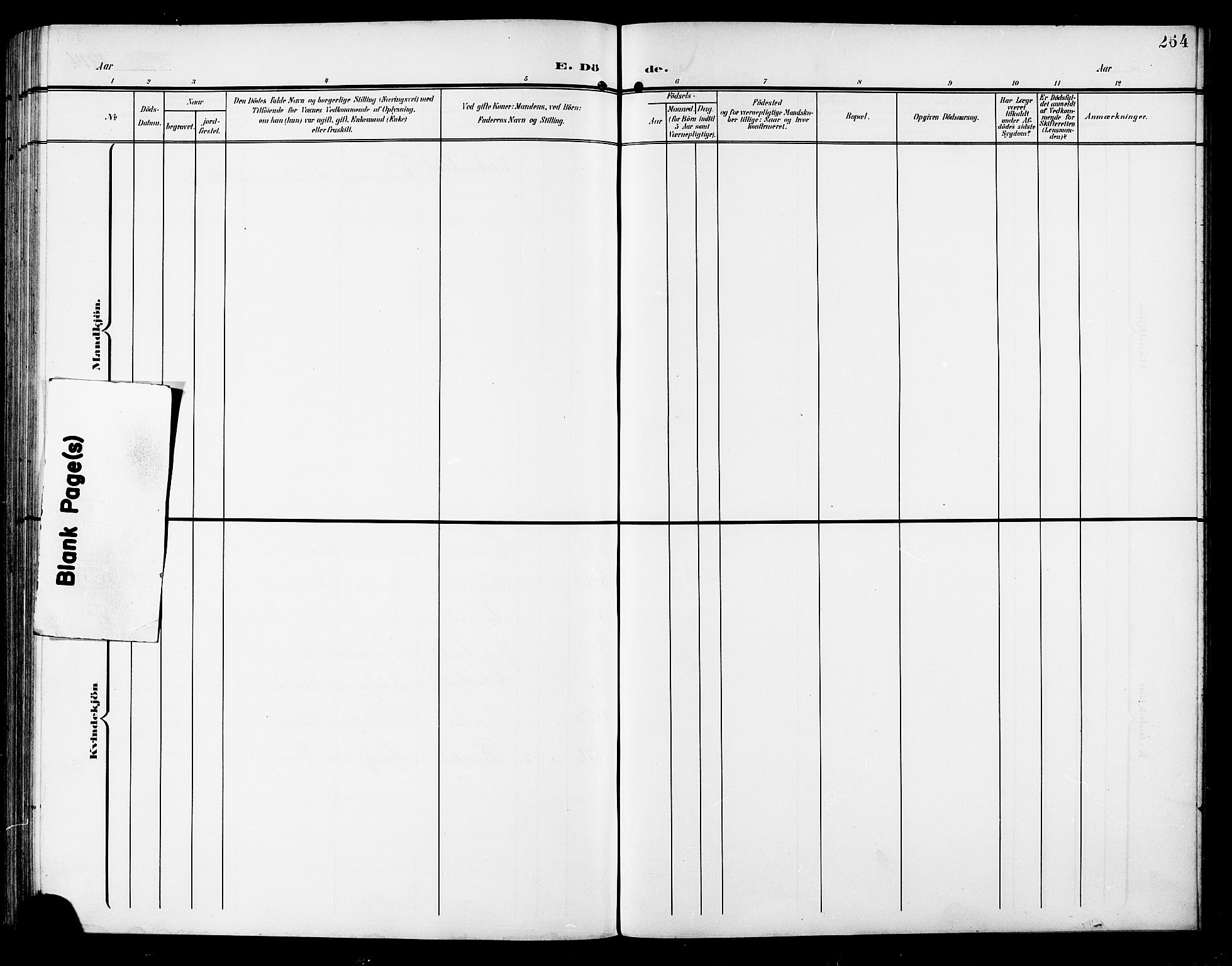 Ministerialprotokoller, klokkerbøker og fødselsregistre - Sør-Trøndelag, SAT/A-1456/672/L0864: Parish register (copy) no. 672C03, 1902-1914, p. 264