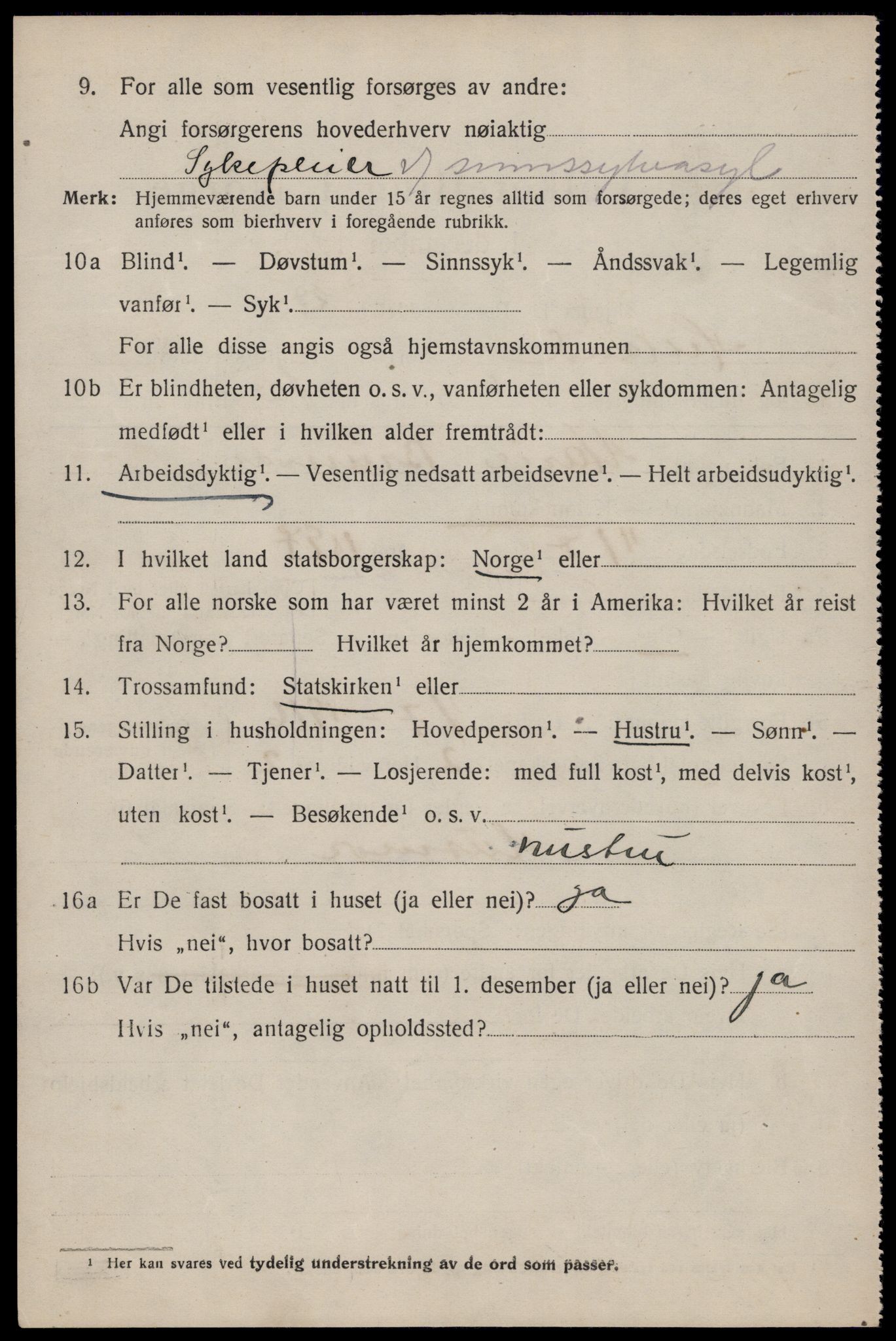 SAST, 1920 census for Hetland, 1920, p. 22796