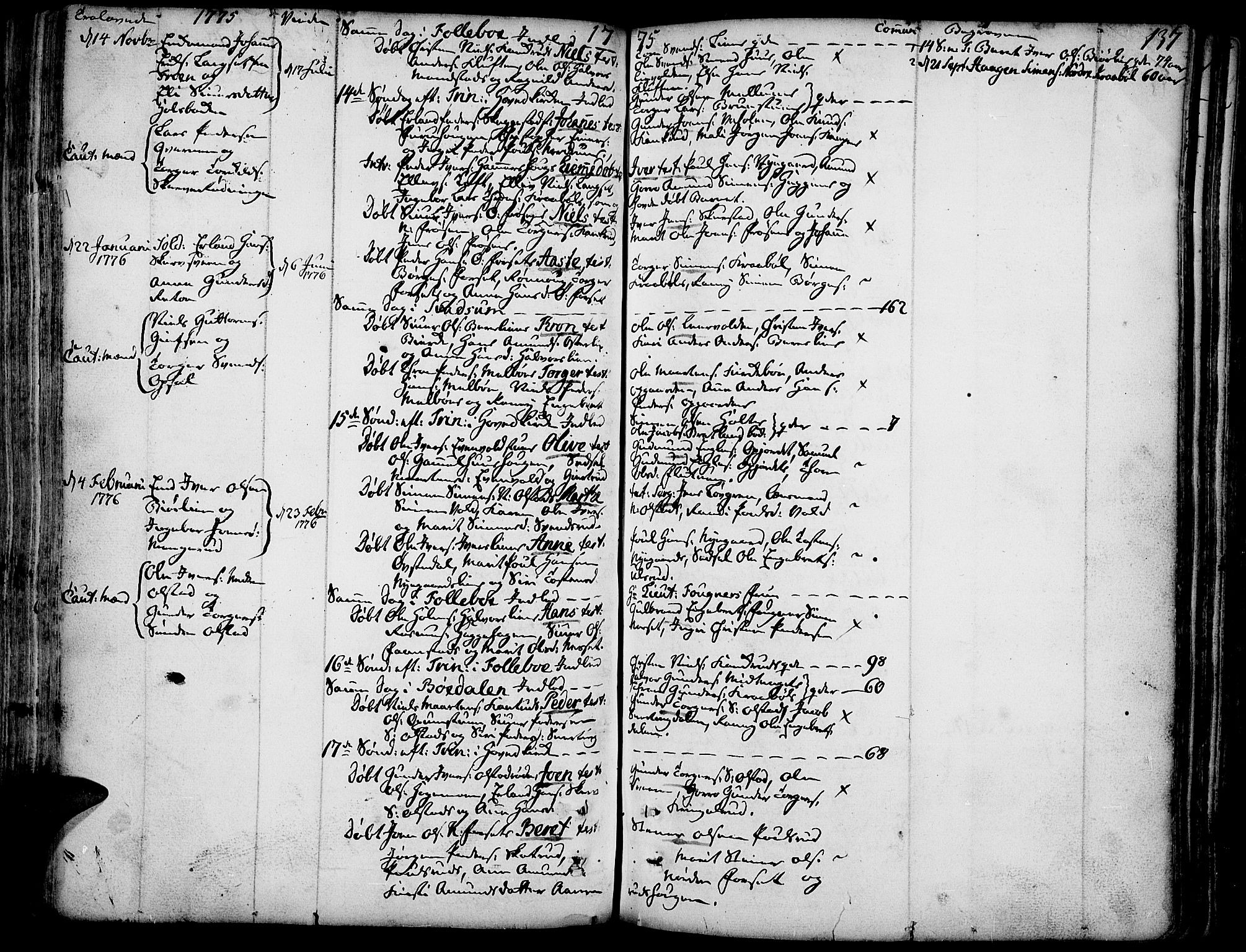 Gausdal prestekontor, AV/SAH-PREST-090/H/Ha/Haa/L0003: Parish register (official) no. 3, 1758-1809, p. 137