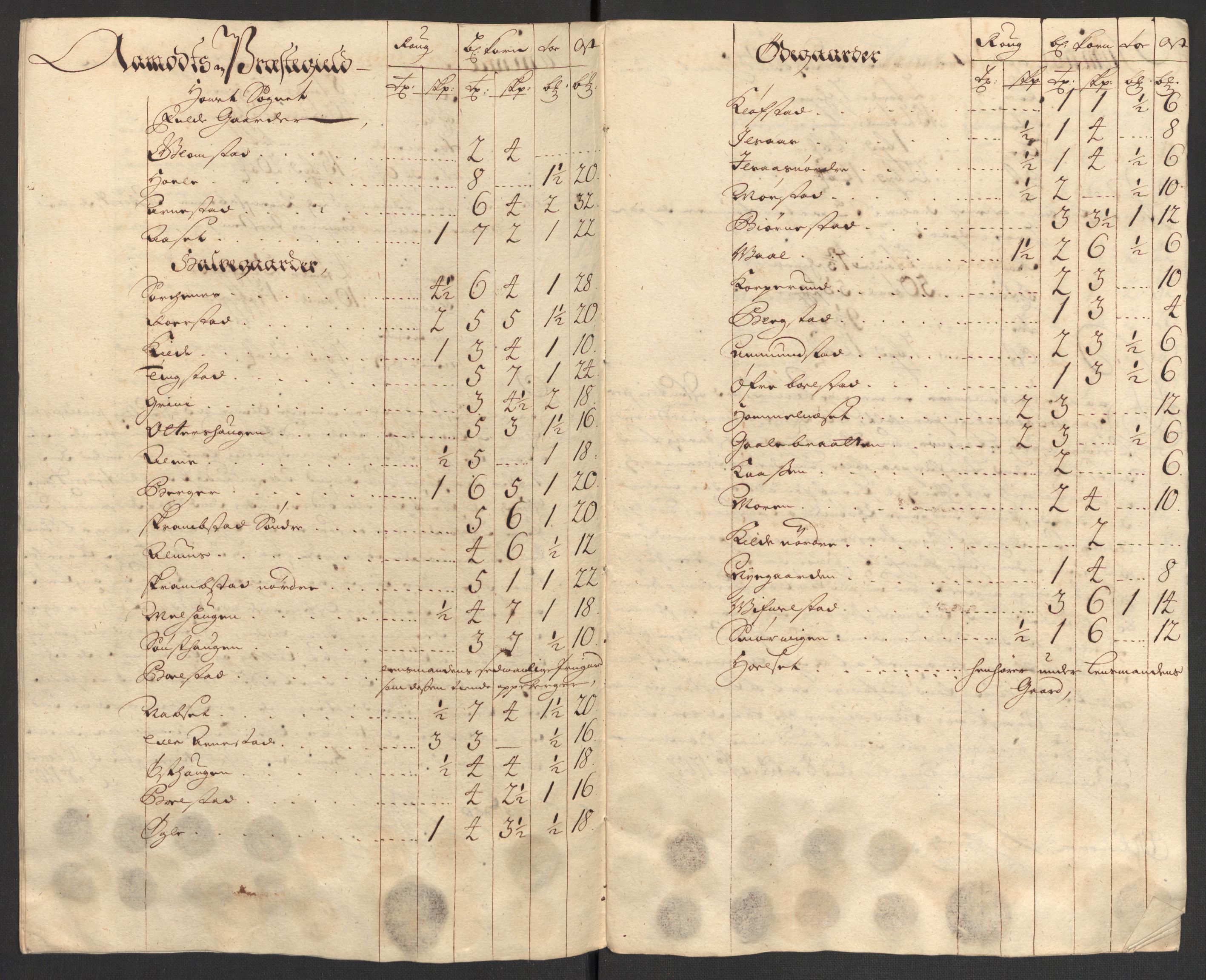 Rentekammeret inntil 1814, Reviderte regnskaper, Fogderegnskap, RA/EA-4092/R13/L0844: Fogderegnskap Solør, Odal og Østerdal, 1707, p. 173