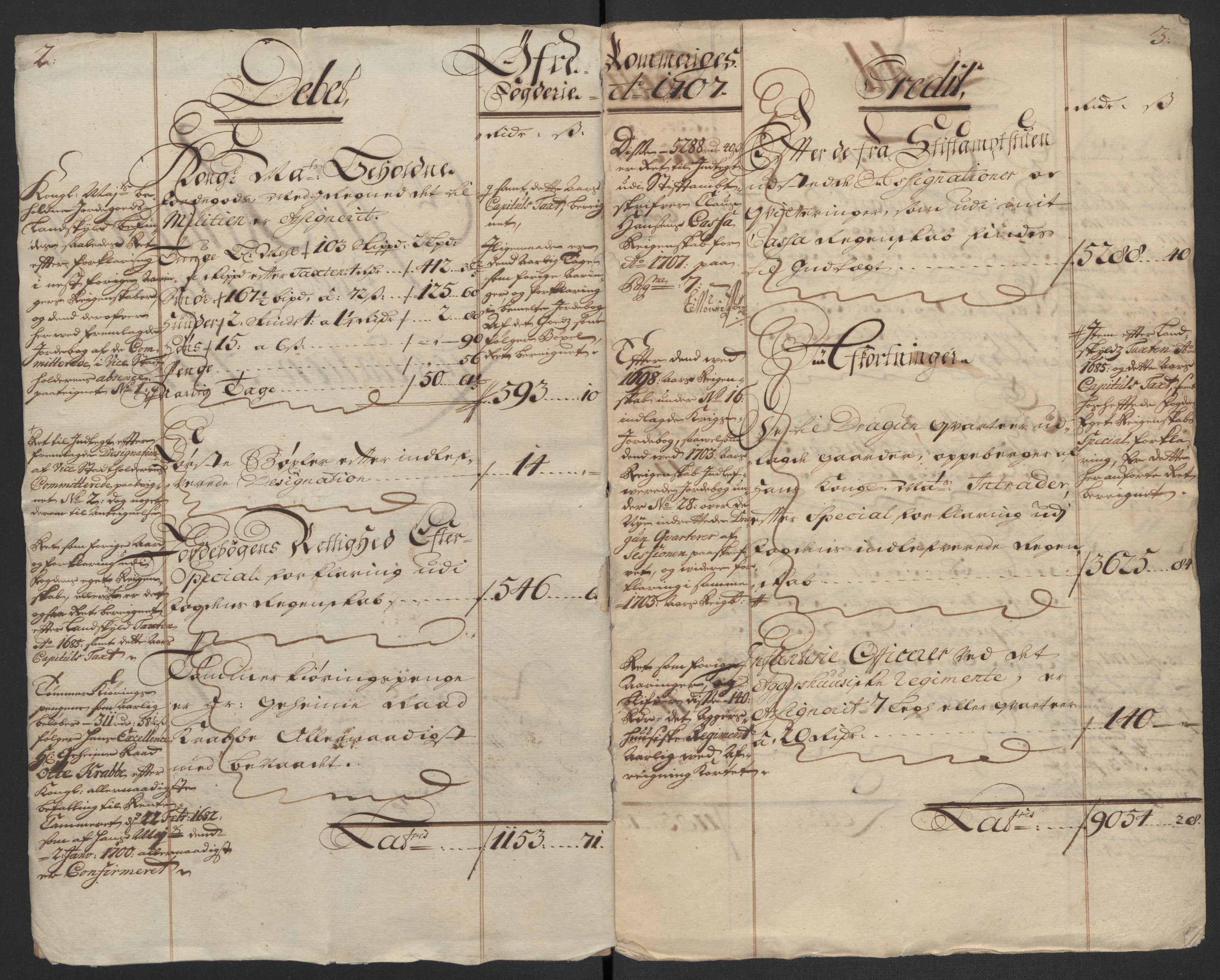 Rentekammeret inntil 1814, Reviderte regnskaper, Fogderegnskap, AV/RA-EA-4092/R12/L0718: Fogderegnskap Øvre Romerike, 1706-1707, p. 245