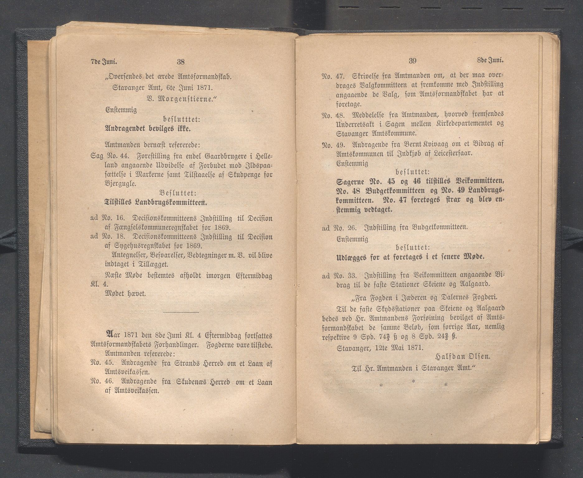 Rogaland fylkeskommune - Fylkesrådmannen , IKAR/A-900/A, 1871, p. 26