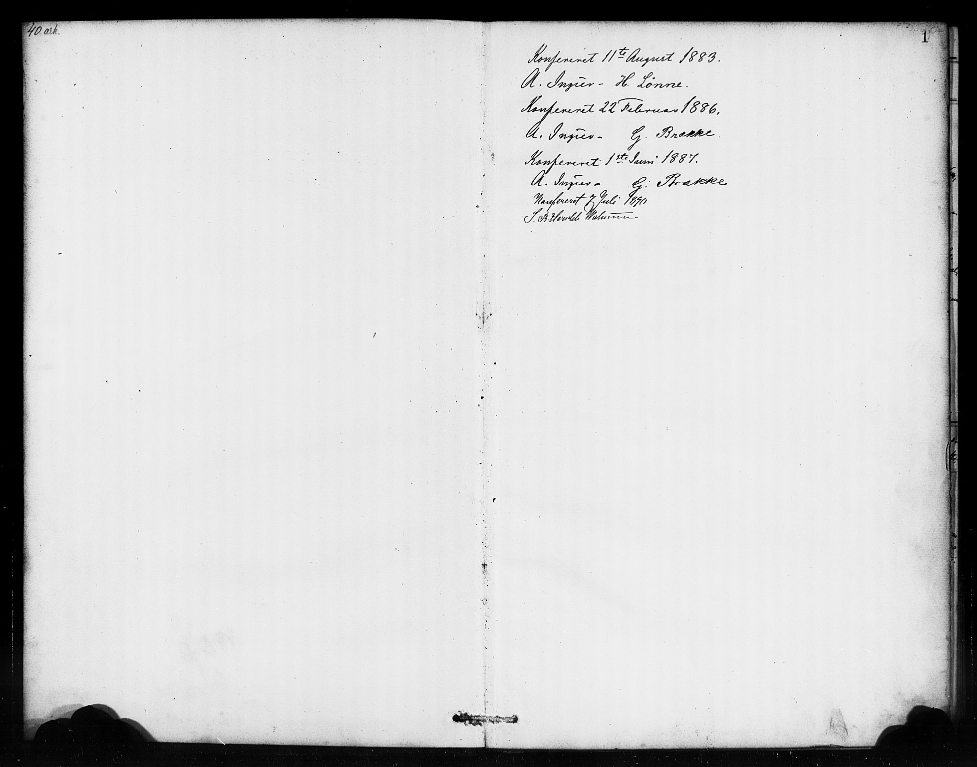 Balestrand sokneprestembete, SAB/A-79601: Parish register (official) no. D 1, 1878-1890, p. 1