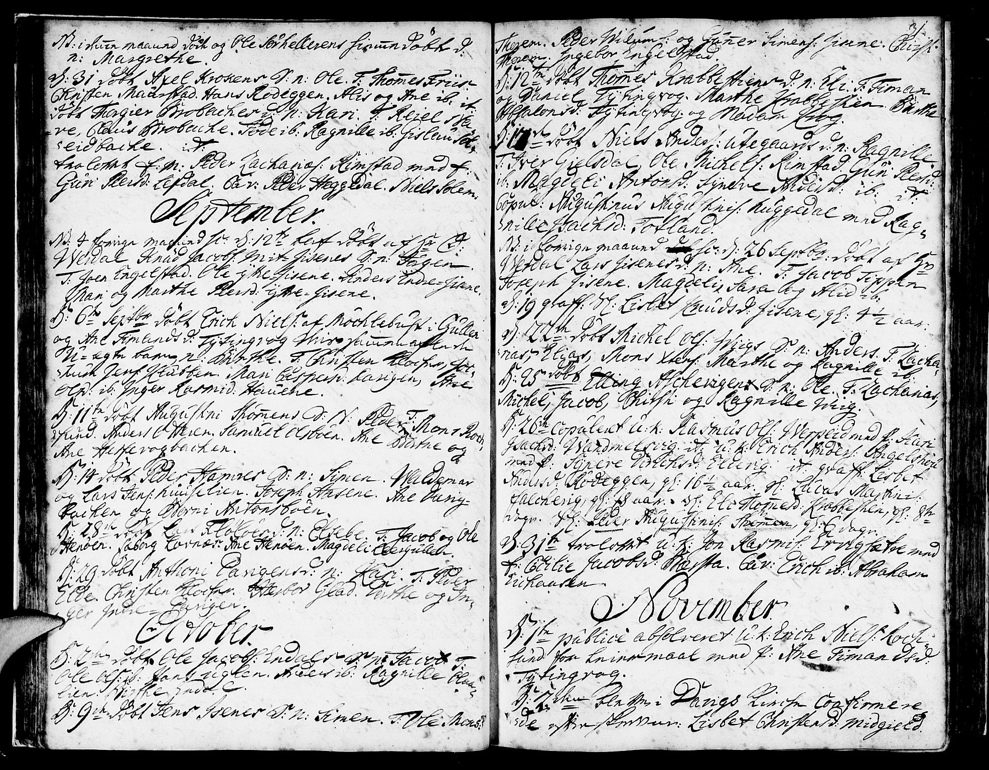 Davik sokneprestembete, AV/SAB-A-79701/H/Haa/Haaa/L0002: Parish register (official) no. A 2, 1742-1816, p. 31