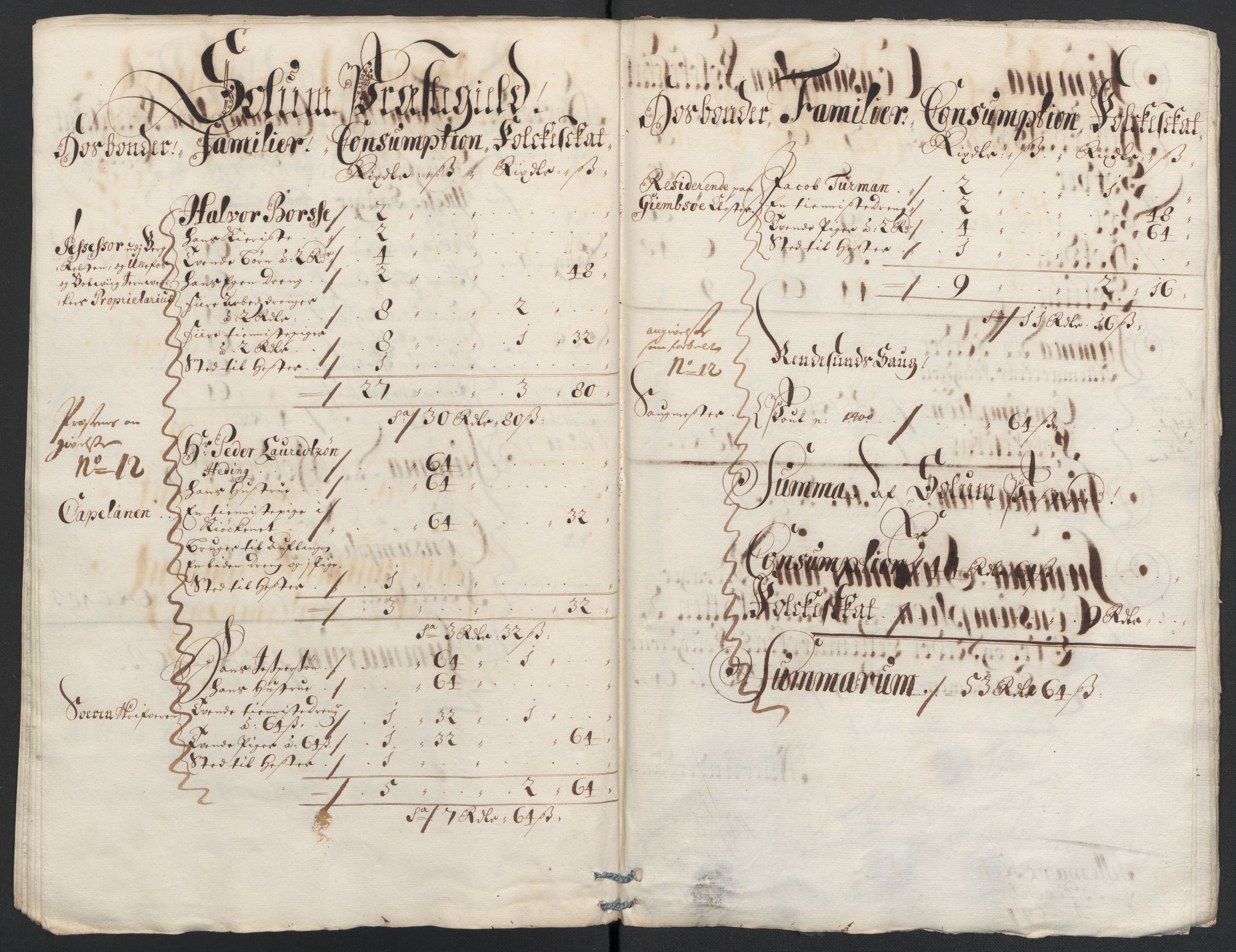 Rentekammeret inntil 1814, Reviderte regnskaper, Fogderegnskap, AV/RA-EA-4092/R36/L2097: Fogderegnskap Øvre og Nedre Telemark og Bamble, 1697, p. 15