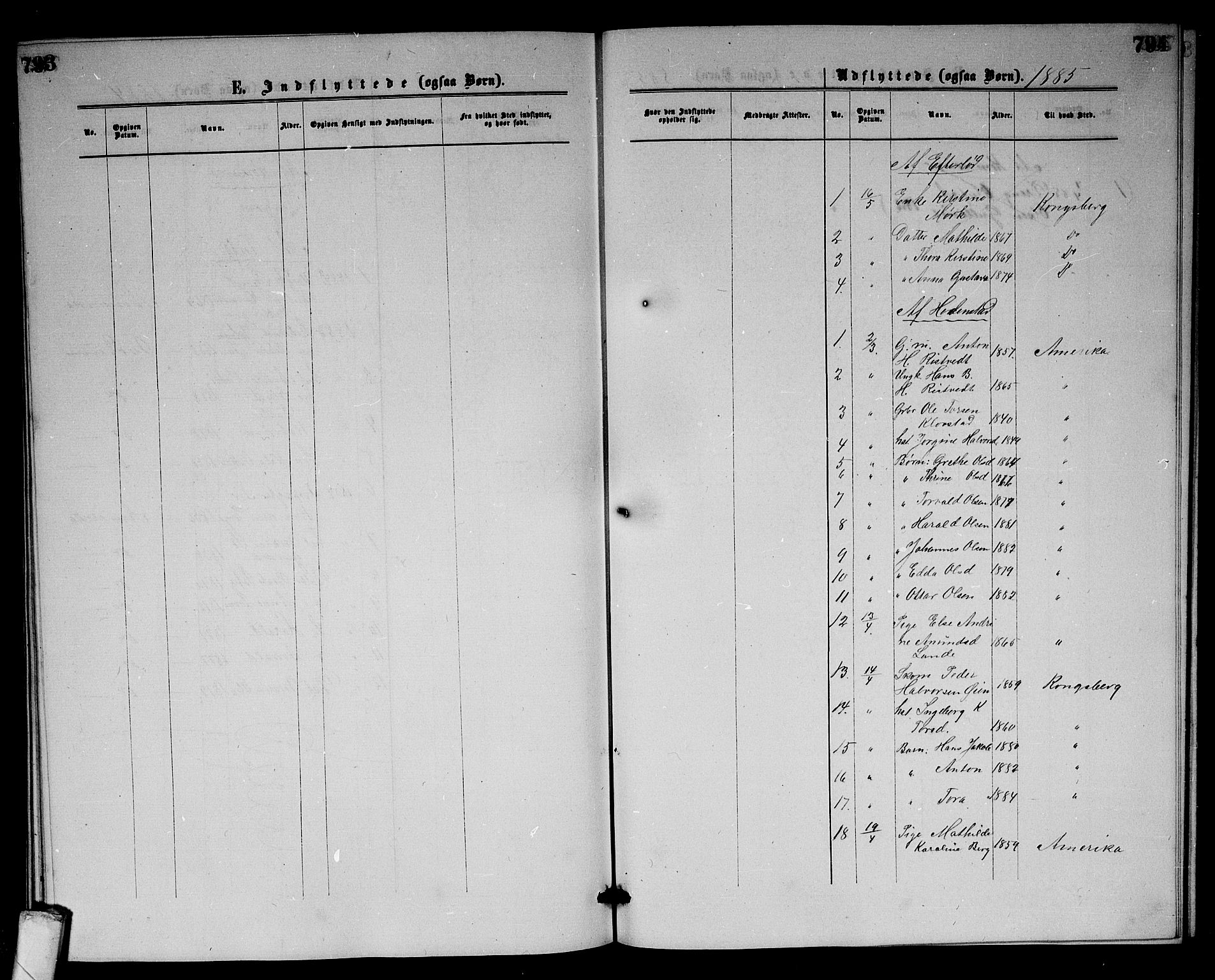 Sandsvær kirkebøker, AV/SAKO-A-244/G/Gb/L0001: Parish register (copy) no. II 1, 1874-1885, p. 793-794