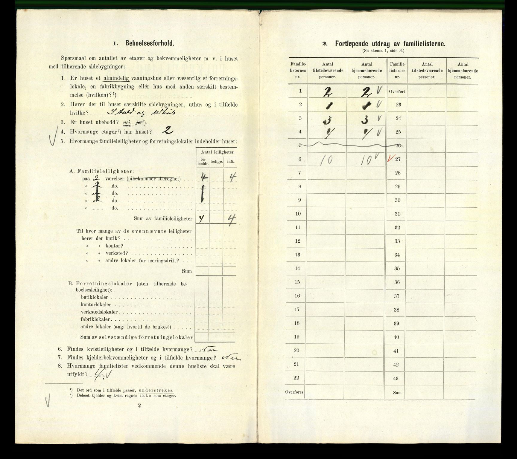 RA, 1910 census for Kristiania, 1910, p. 95174