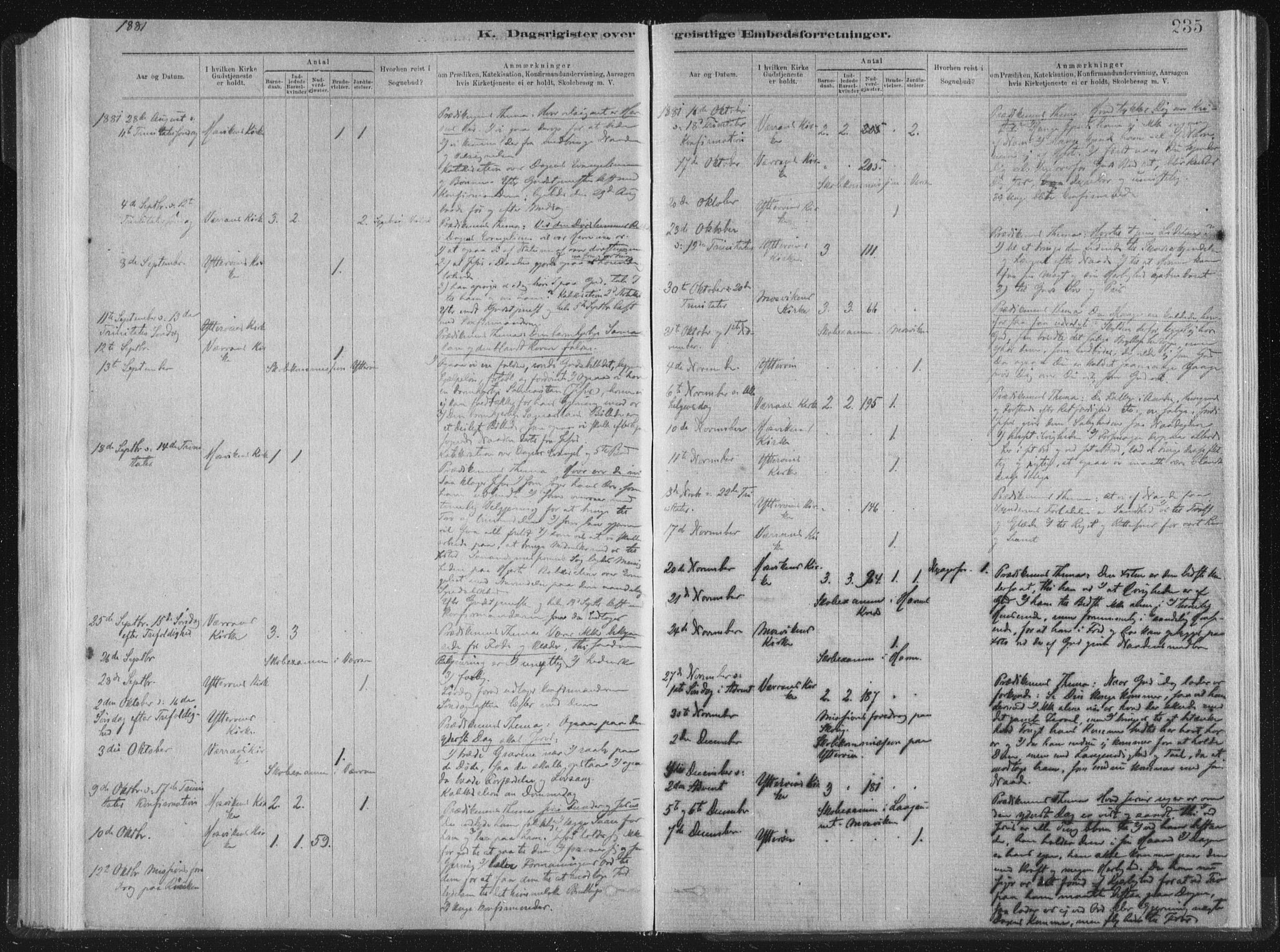 Ministerialprotokoller, klokkerbøker og fødselsregistre - Nord-Trøndelag, SAT/A-1458/722/L0220: Parish register (official) no. 722A07, 1881-1908, p. 235