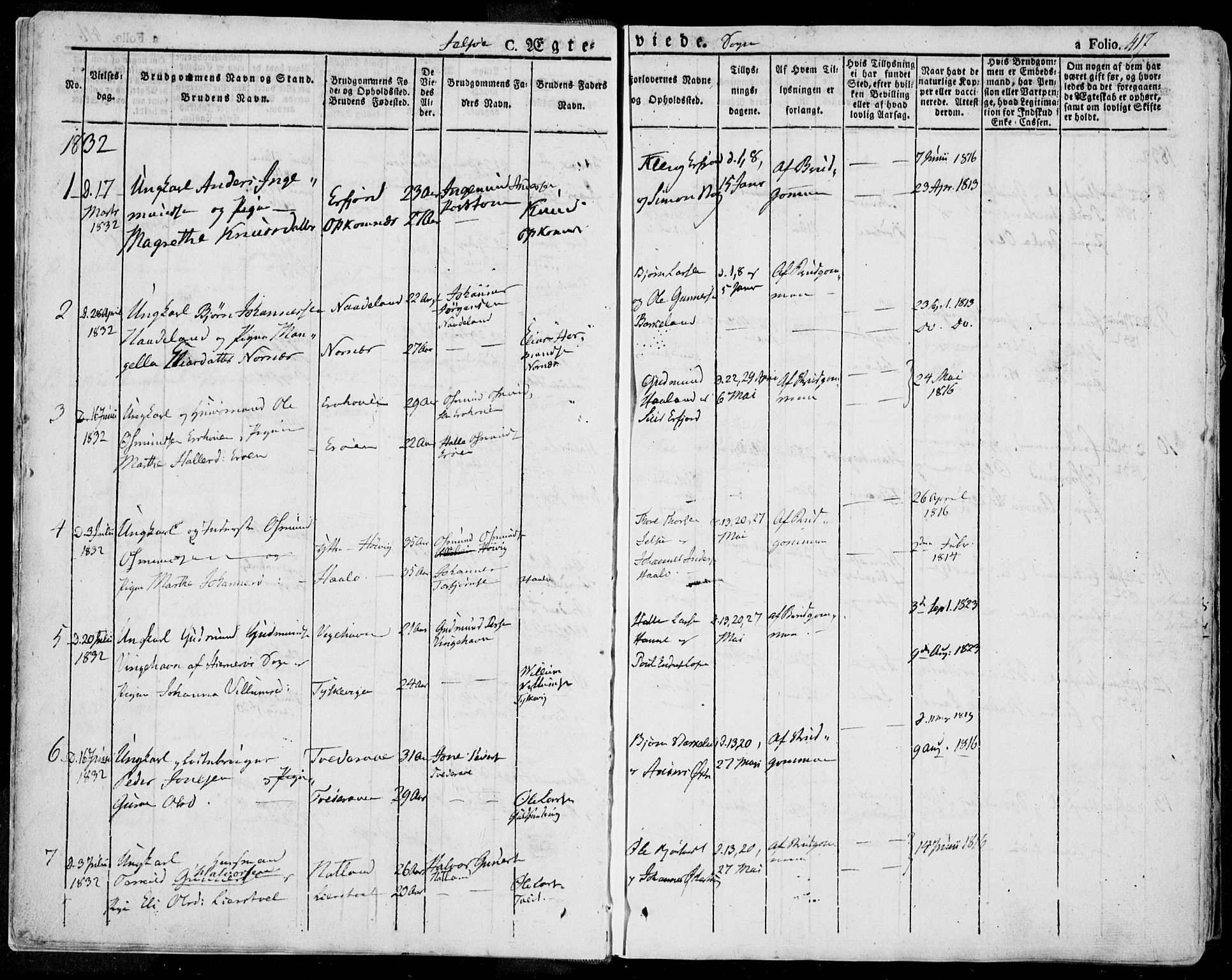 Jelsa sokneprestkontor, SAST/A-101842/01/IV: Parish register (official) no. A 6.2, 1828-1853, p. 417