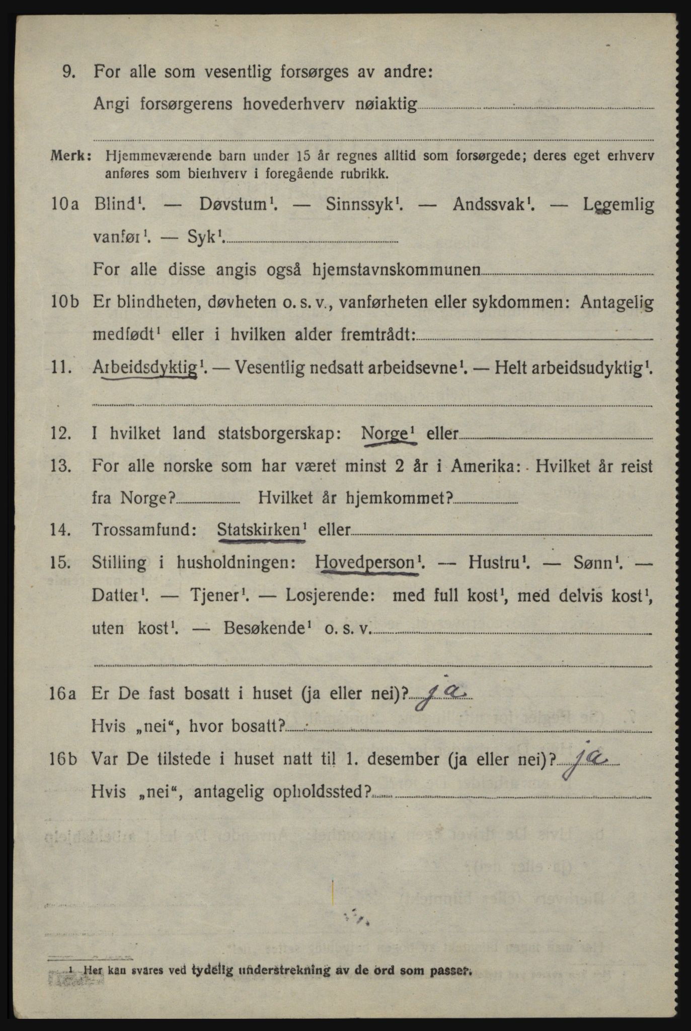 SAO, 1920 census for Aremark, 1920, p. 3182