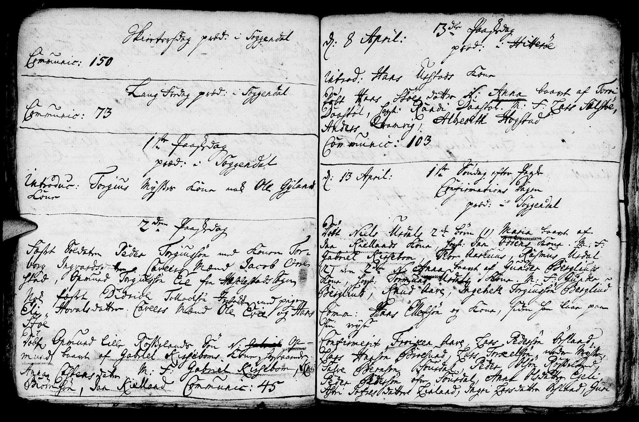 Sokndal sokneprestkontor, AV/SAST-A-101808: Parish register (official) no. A 1, 1729-1740