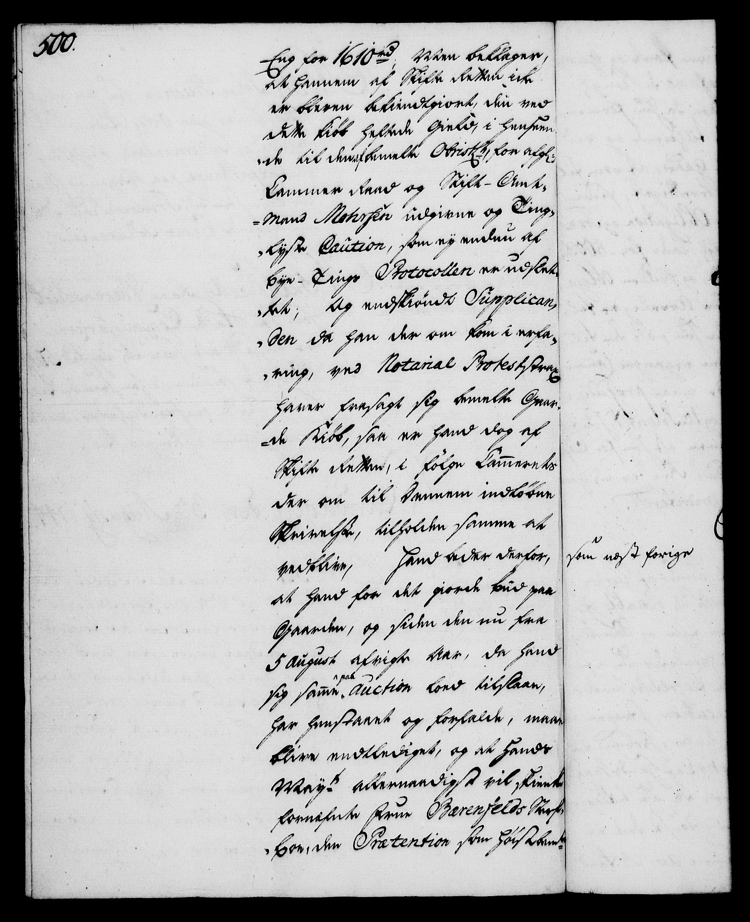 Rentekammeret, Kammerkanselliet, RA/EA-3111/G/Gh/Gha/L0025: Norsk ekstraktmemorialprotokoll (merket RK 53.70), 1743-1744, p. 500