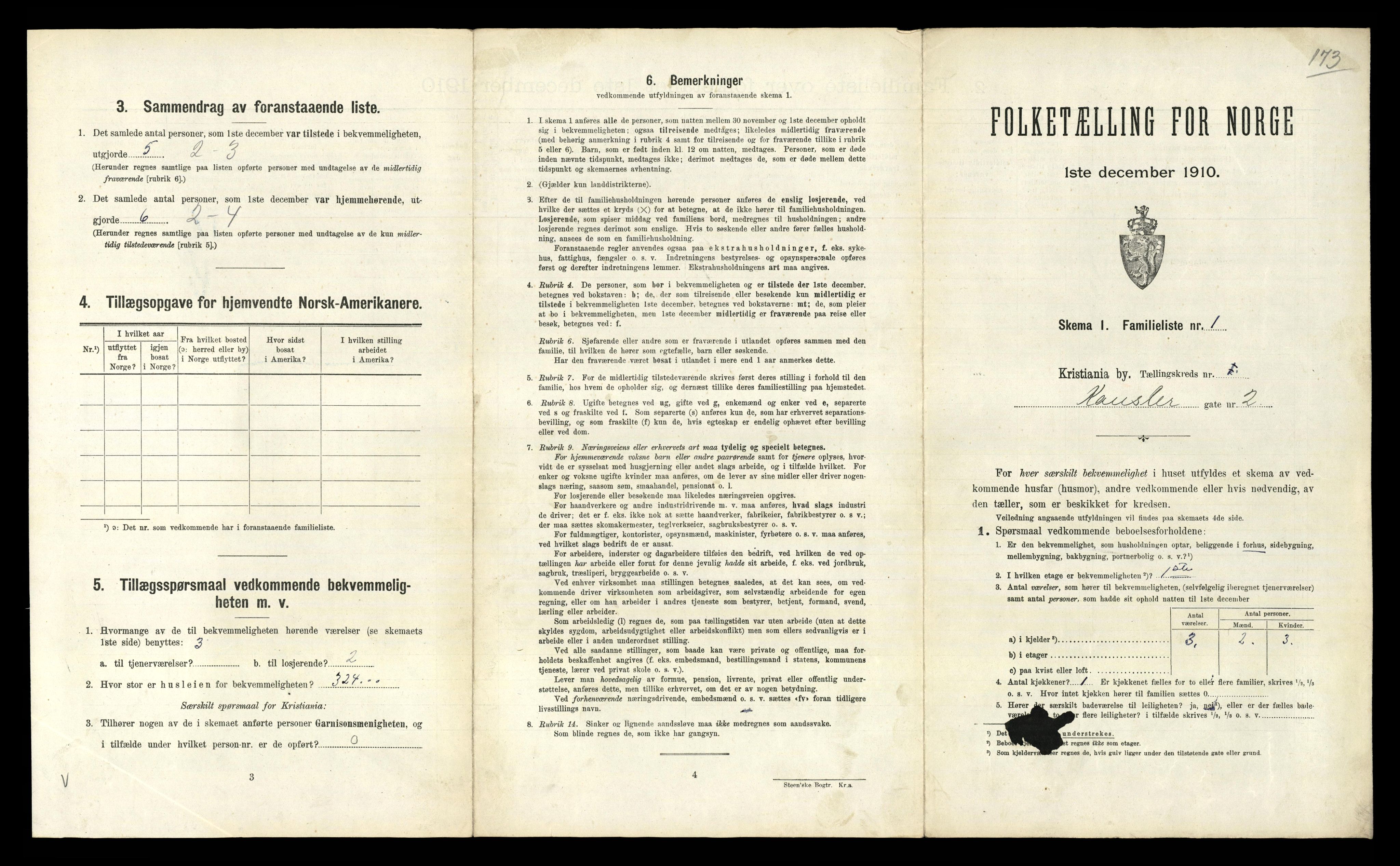 RA, 1910 census for Kristiania, 1910, p. 46897