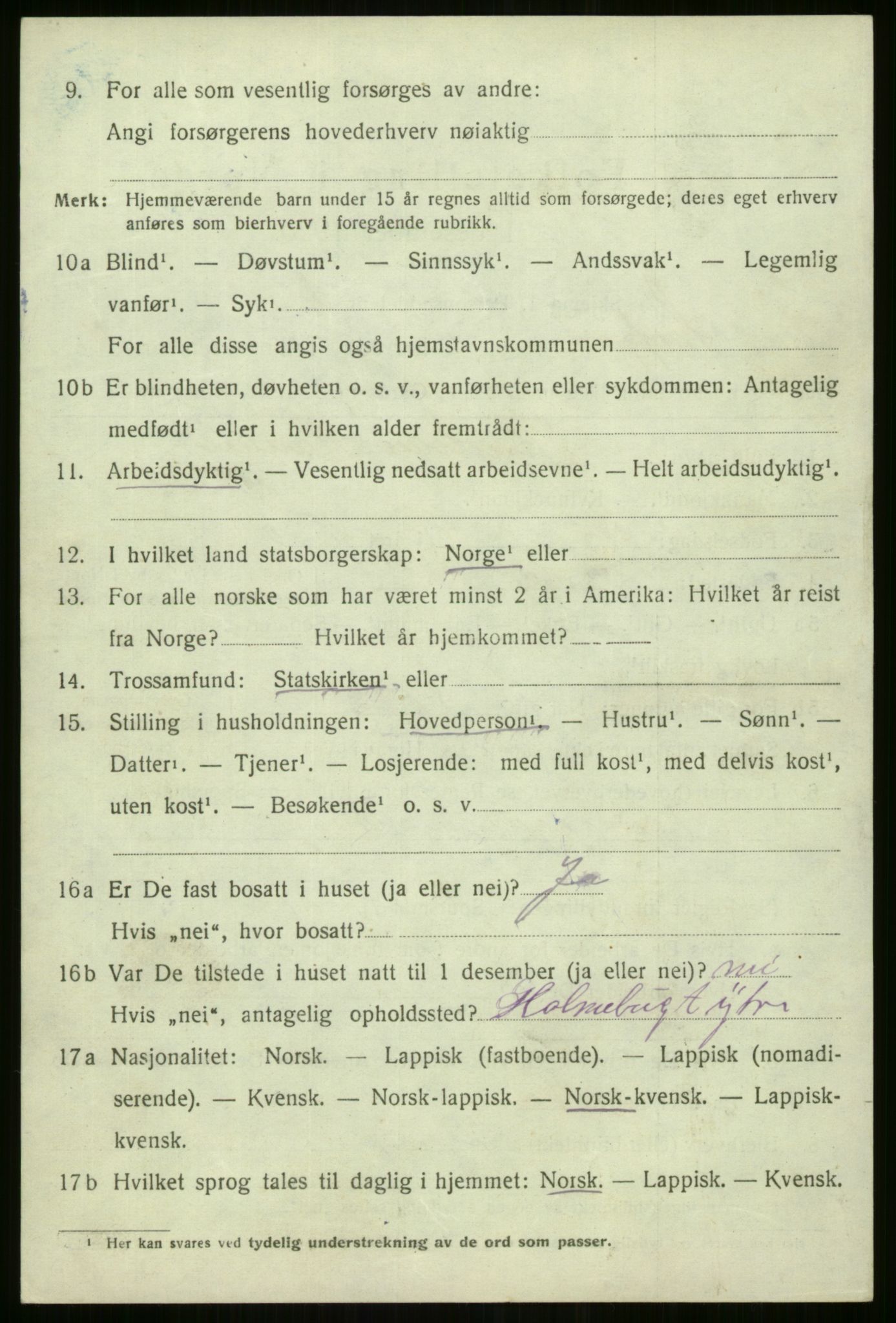 SATØ, 1920 census for Sørfjord, 1920, p. 1373