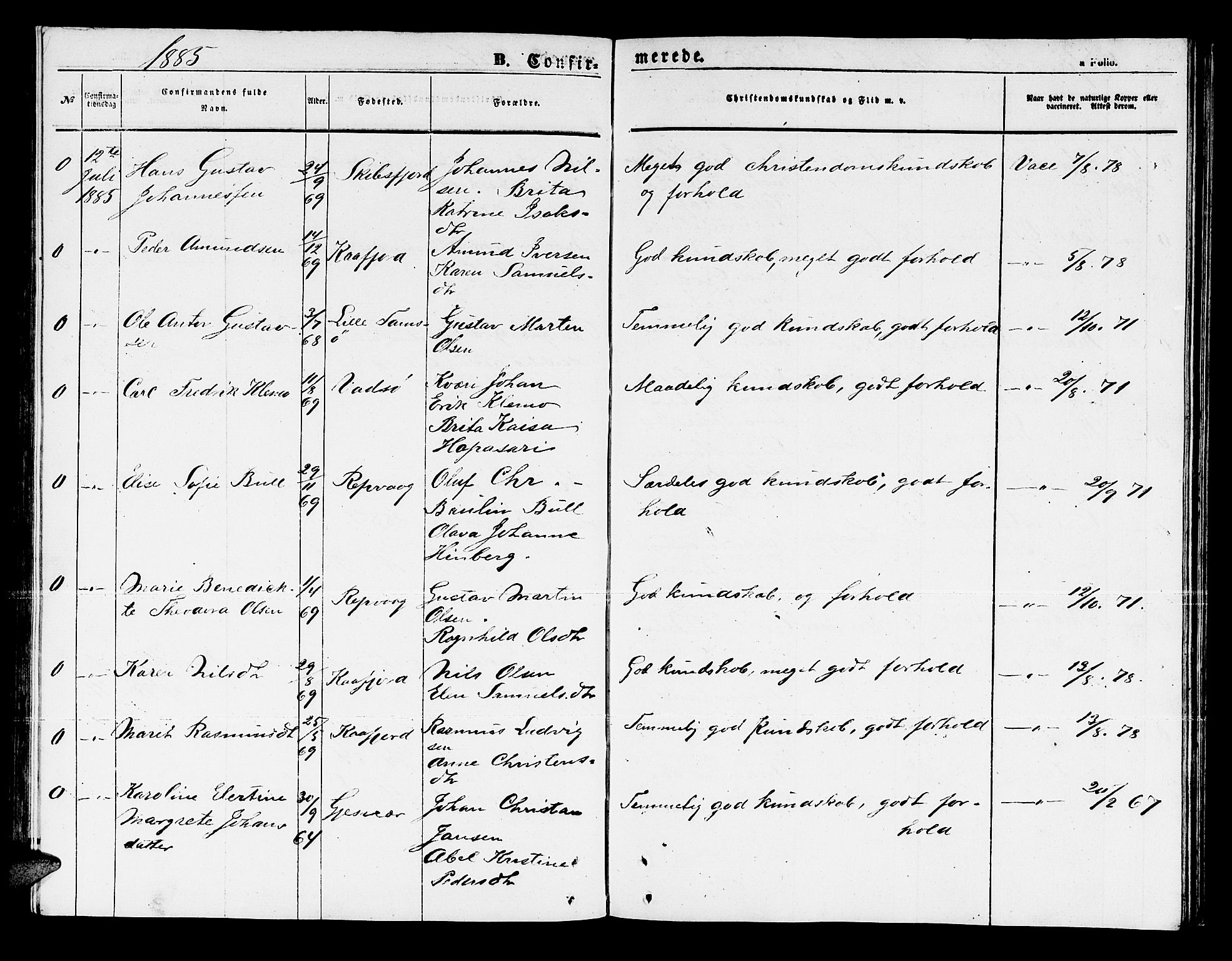 Måsøy sokneprestkontor, SATØ/S-1348/H/Hb/L0003klokker: Parish register (copy) no. 3, 1861-1886