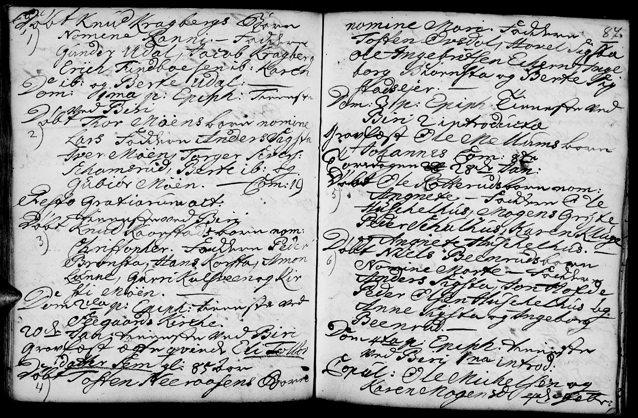 Biri prestekontor, AV/SAH-PREST-096/H/Ha/Haa/L0001: Parish register (official) no. 1, 1730-1754, p. 87