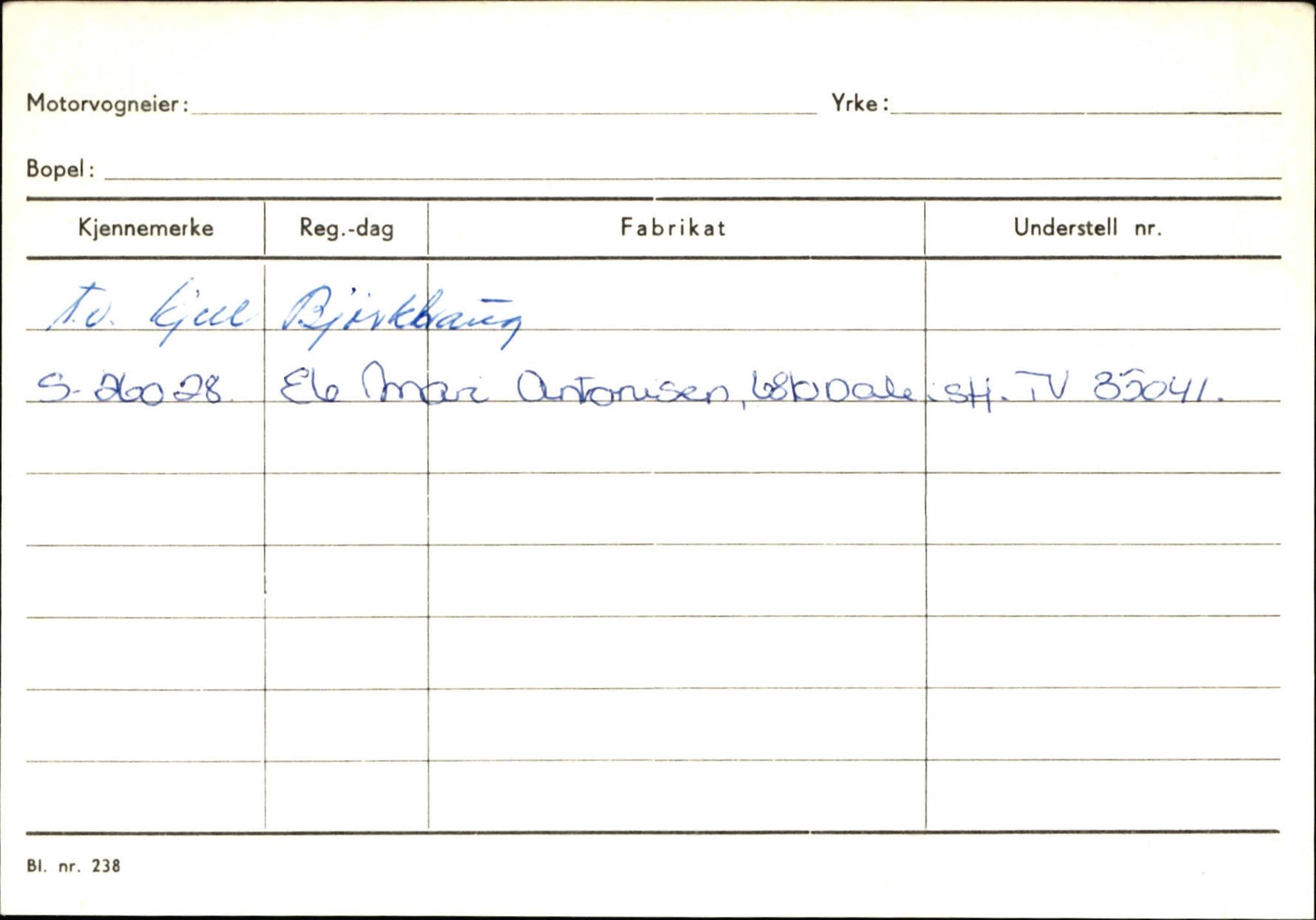 Statens vegvesen, Sogn og Fjordane vegkontor, AV/SAB-A-5301/4/F/L0125: Eigarregister Sogndal V-Å. Aurland A-Å. Fjaler A-N, 1945-1975, p. 2060