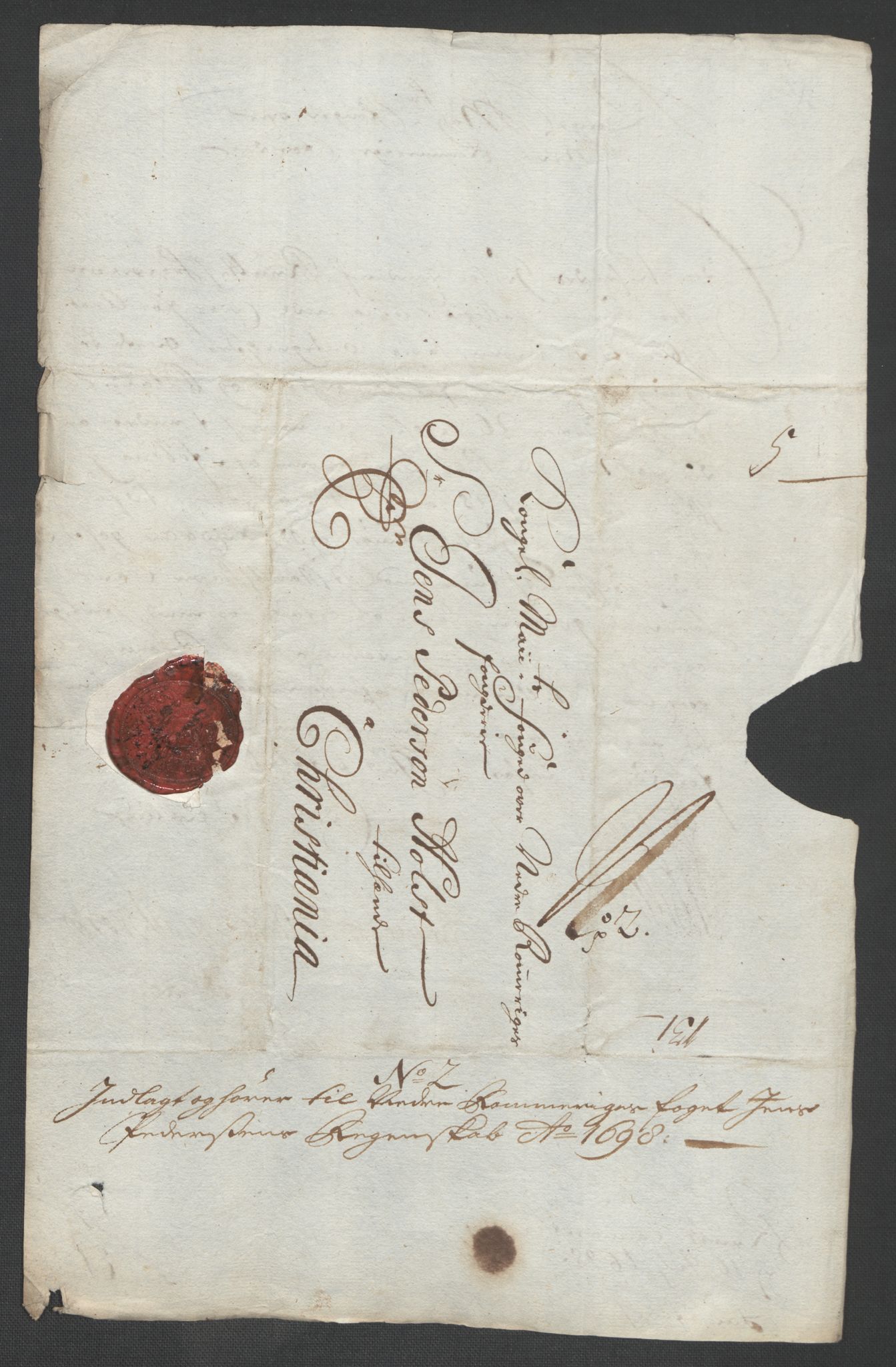 Rentekammeret inntil 1814, Reviderte regnskaper, Fogderegnskap, AV/RA-EA-4092/R11/L0581: Fogderegnskap Nedre Romerike, 1698, p. 19