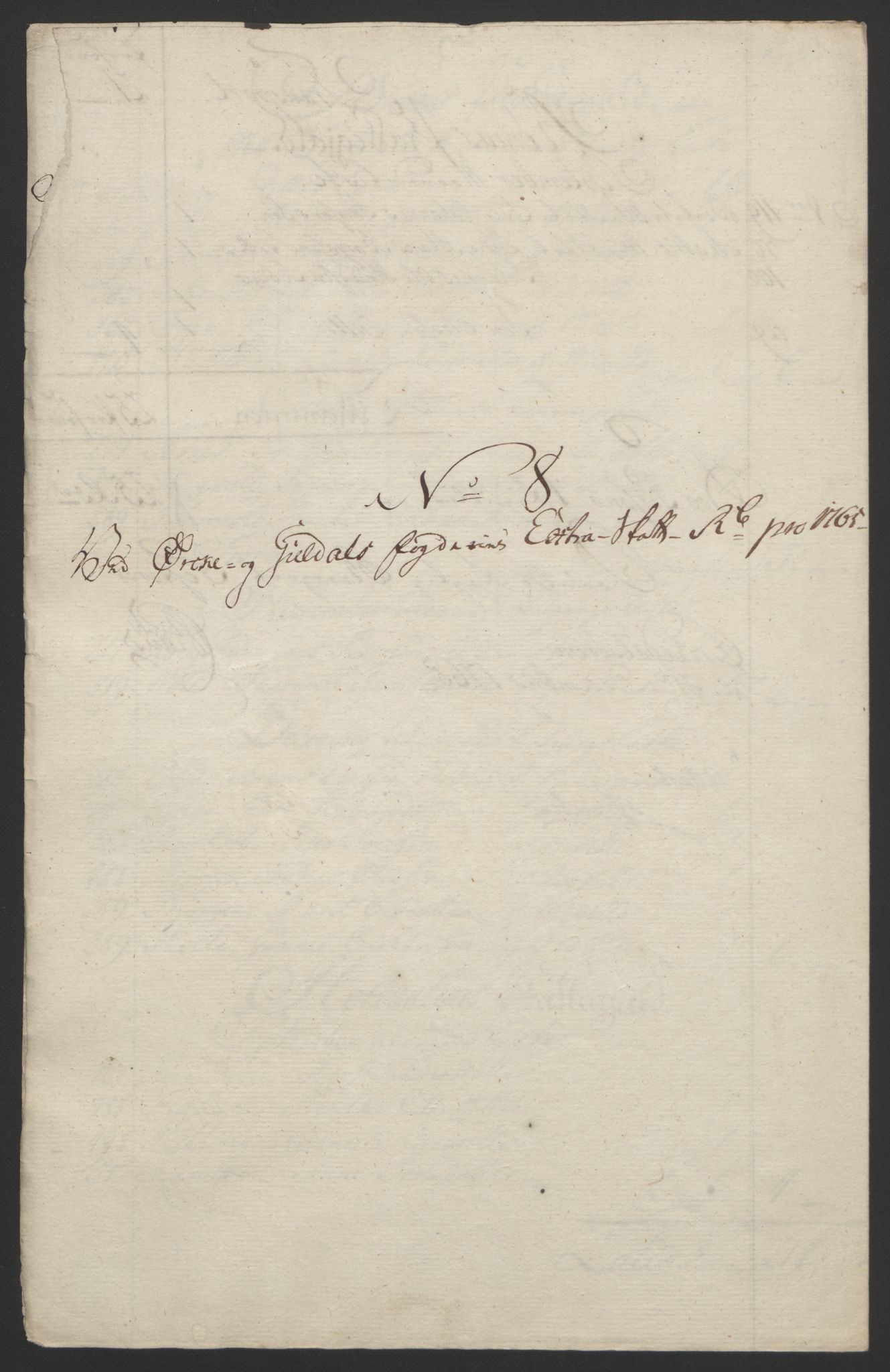 Rentekammeret inntil 1814, Reviderte regnskaper, Fogderegnskap, RA/EA-4092/R60/L4094: Ekstraskatten Orkdal og Gauldal, 1762-1765, p. 284
