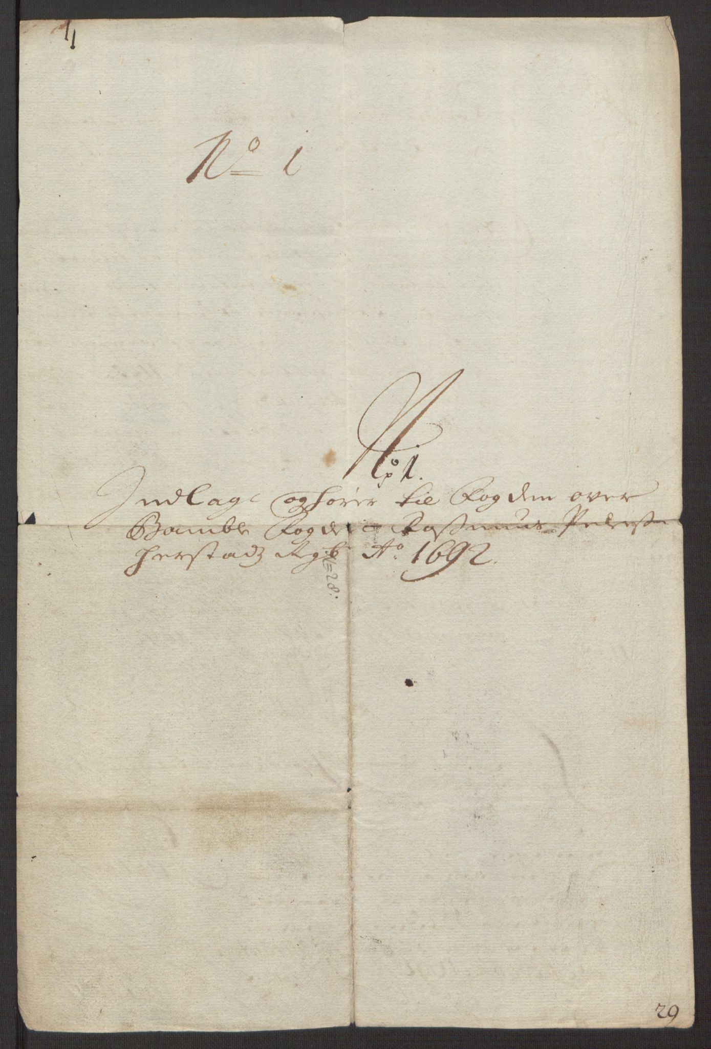 Rentekammeret inntil 1814, Reviderte regnskaper, Fogderegnskap, AV/RA-EA-4092/R34/L2052: Fogderegnskap Bamble, 1692-1693, p. 248