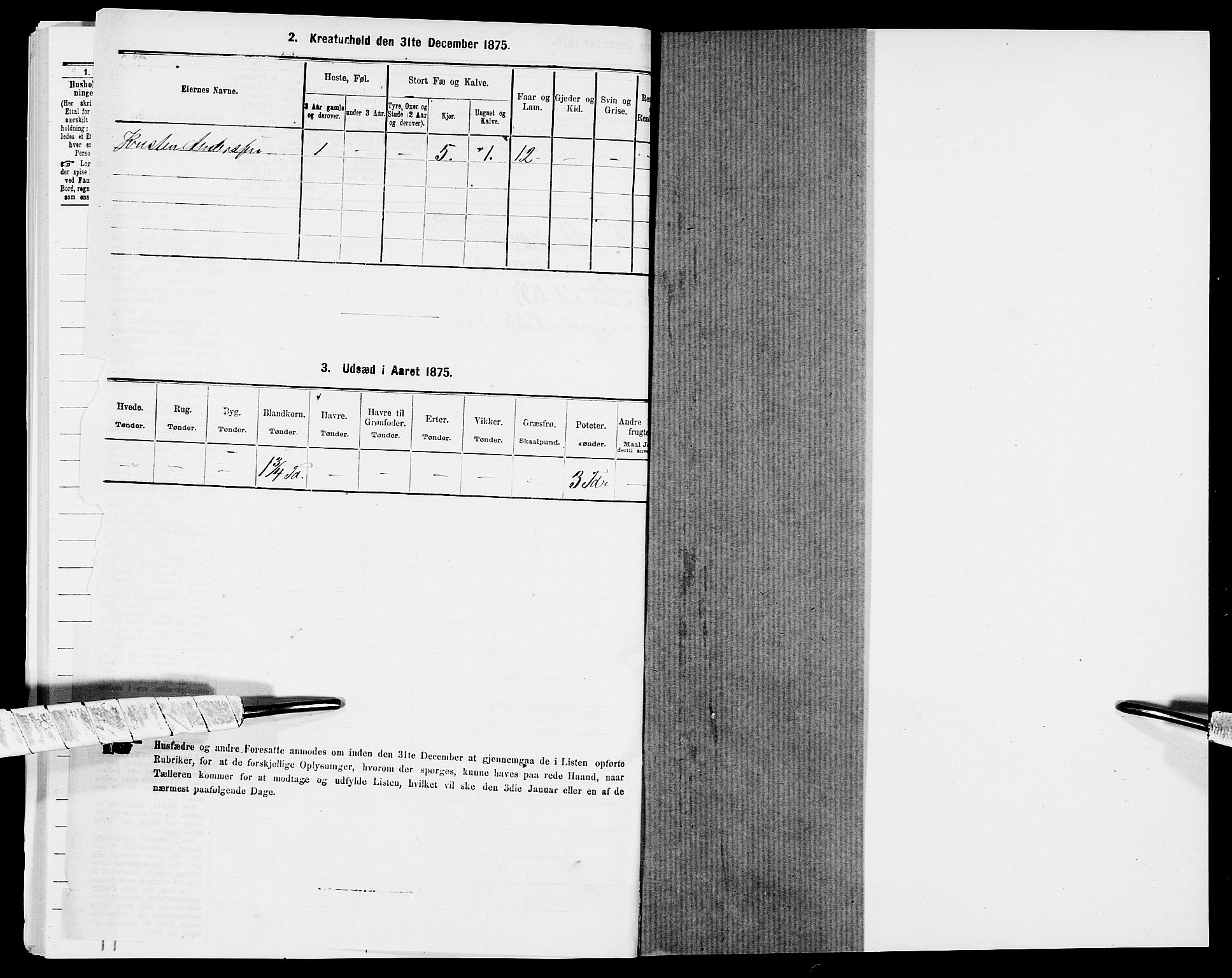 SAK, 1875 census for 1016P Øvrebø, 1875, p. 650