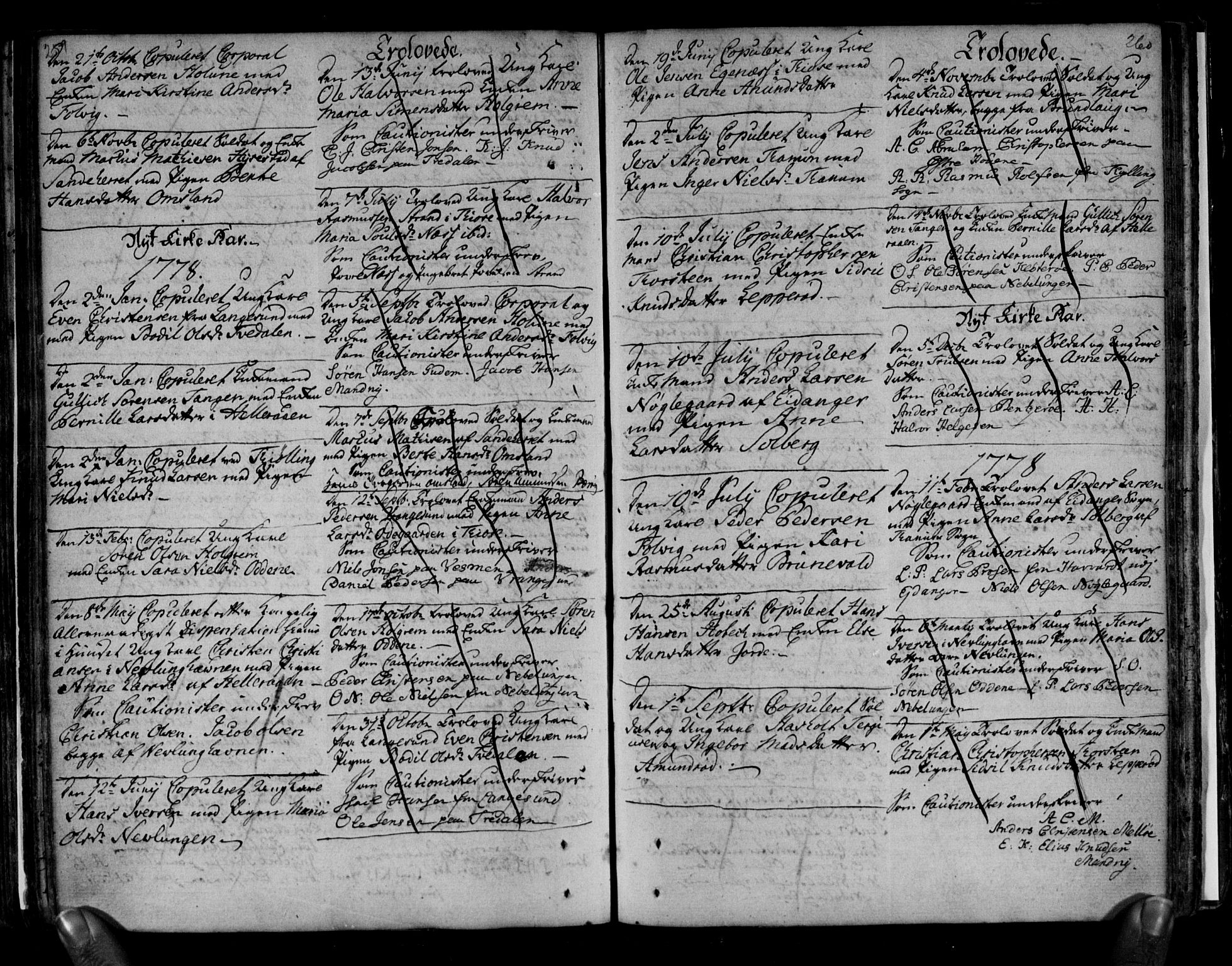 Brunlanes kirkebøker, AV/SAKO-A-342/F/Fa/L0001: Parish register (official) no. I 1, 1766-1801, p. 259-260