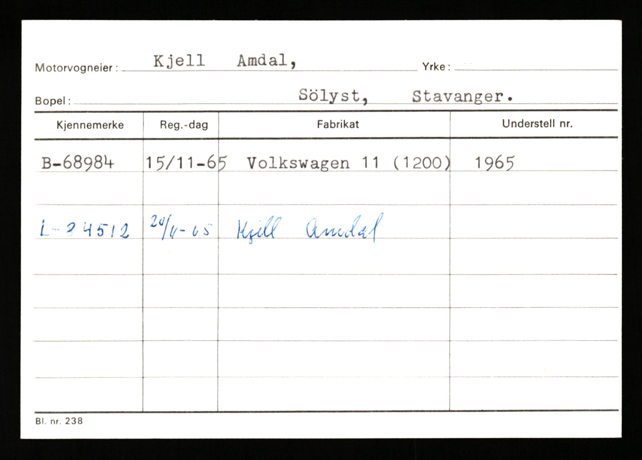 Stavanger trafikkstasjon, SAST/A-101942/0/G/L0008: Registreringsnummer: 67519 - 84533, 1930-1971, p. 141