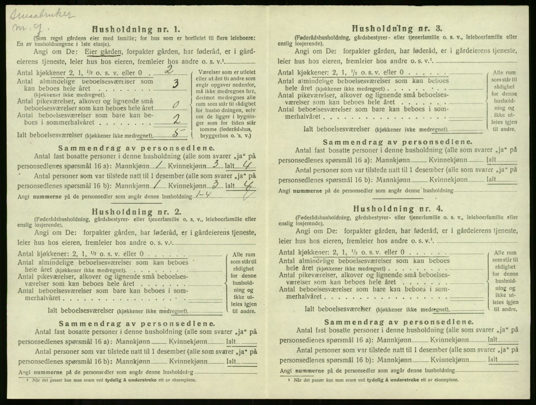 SAKO, 1920 census for Andebu, 1920, p. 899