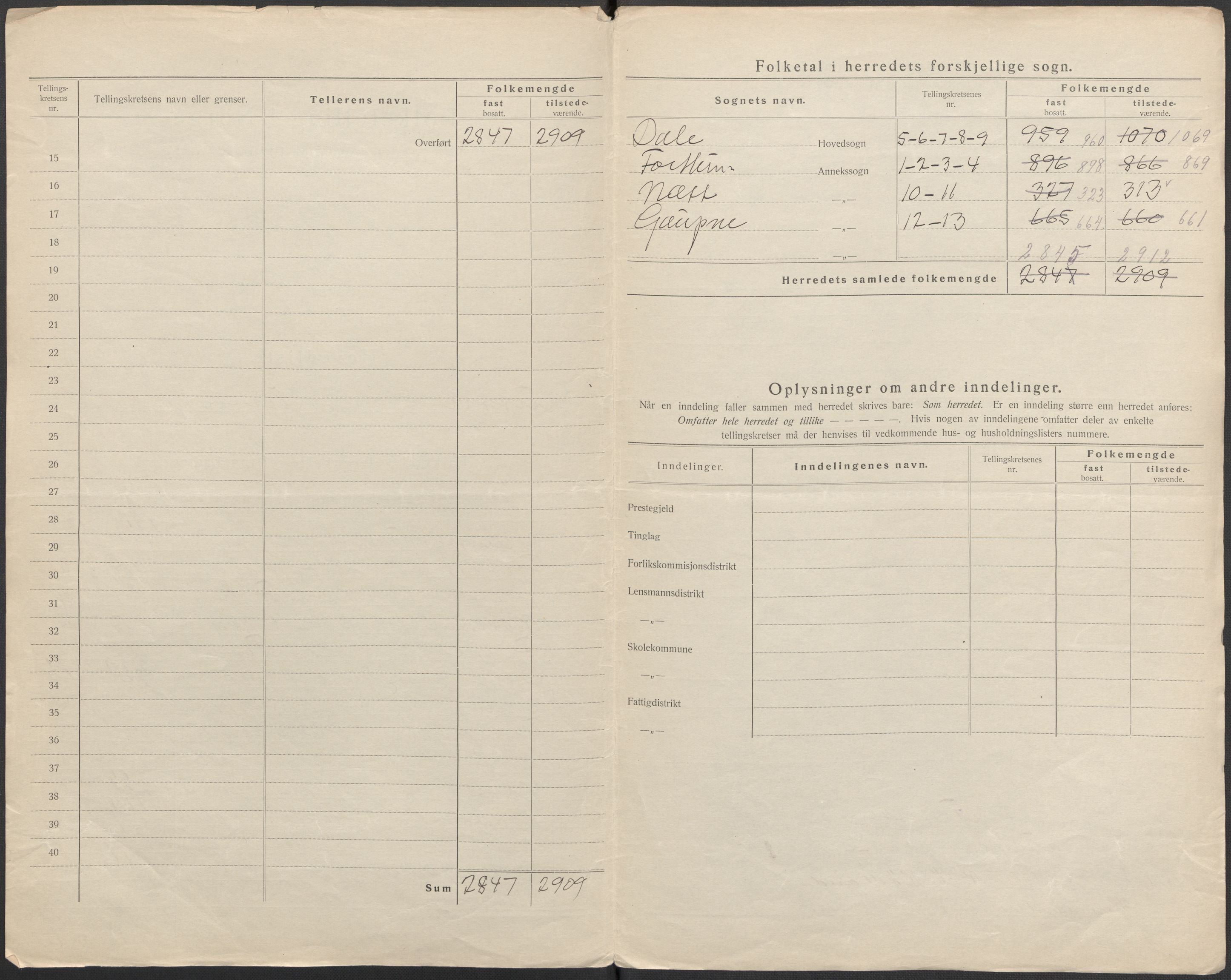 SAB, 1920 census for Luster, 1920, p. 5