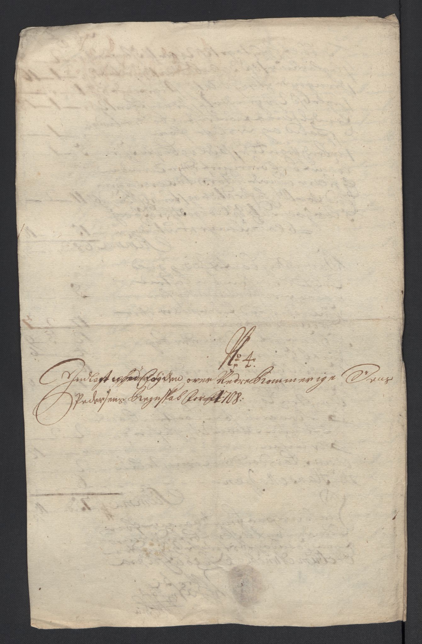 Rentekammeret inntil 1814, Reviderte regnskaper, Fogderegnskap, AV/RA-EA-4092/R11/L0591: Fogderegnskap Nedre Romerike, 1708-1709, p. 33