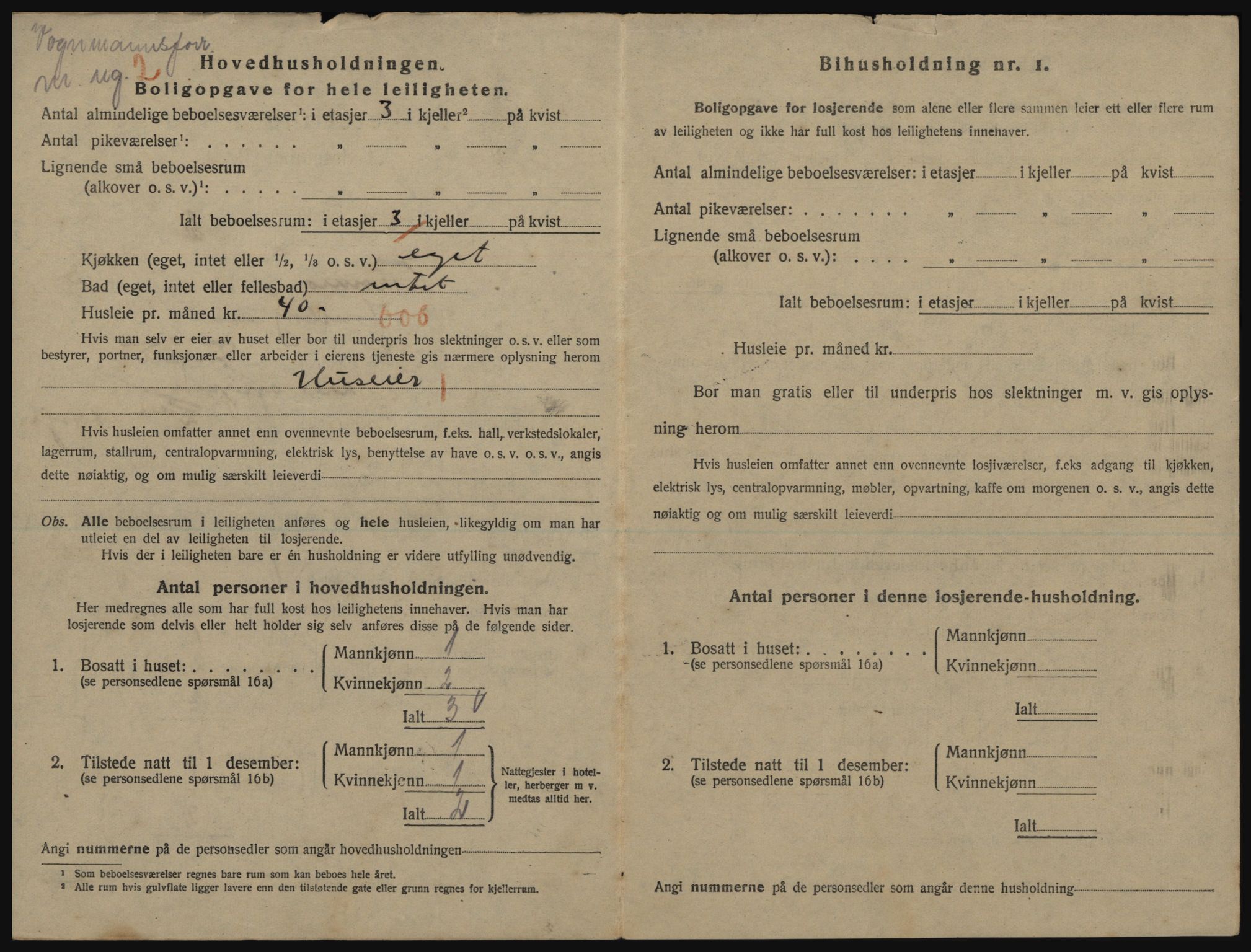 SATØ, 1920 census for Tromsø, 1920, p. 3364