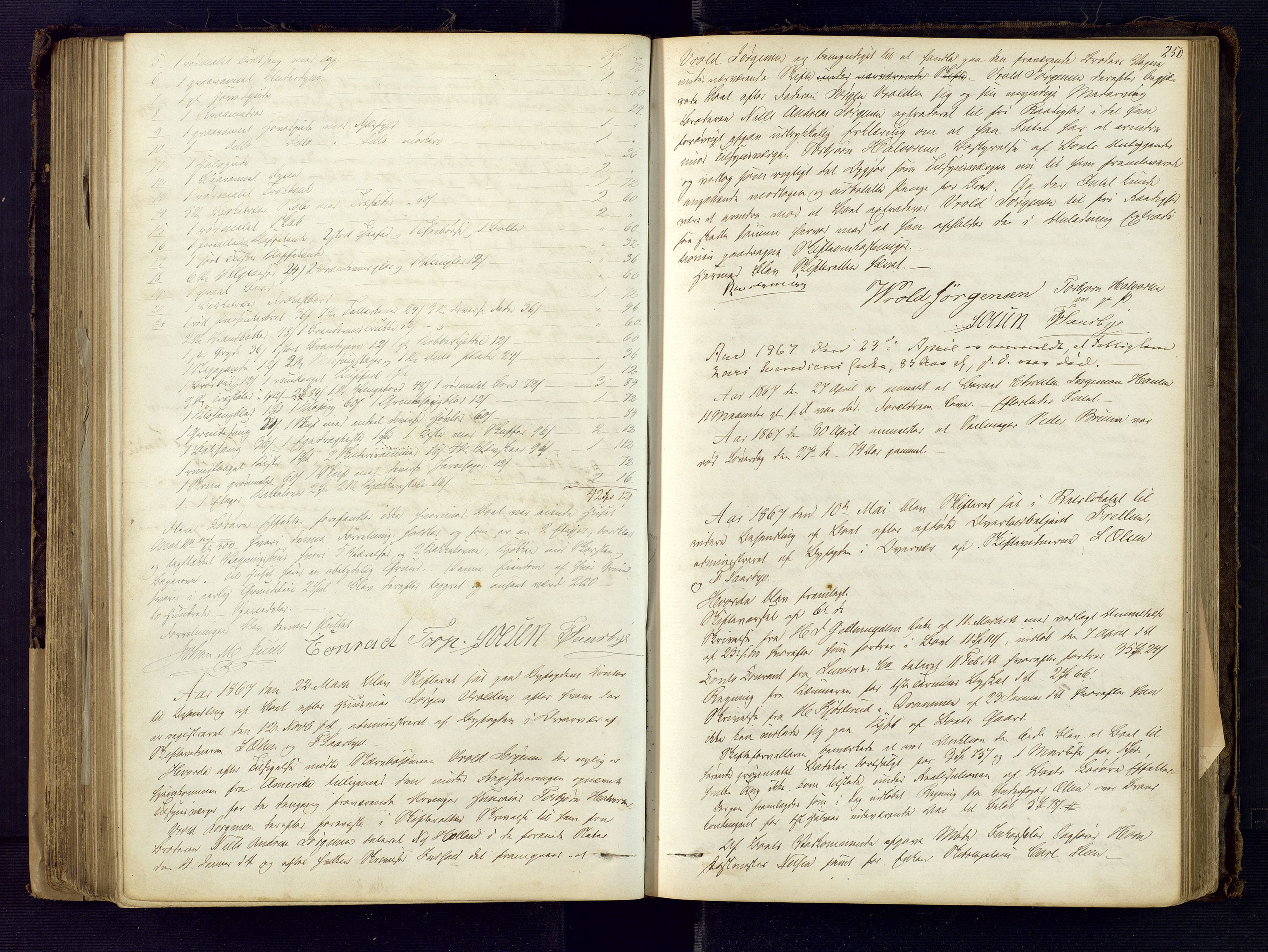 Risør byfogd, AV/SAK-1222-0005/H/Hc/L0002: Skifteprotokoll nr. 2, 1858-1871, p. 250