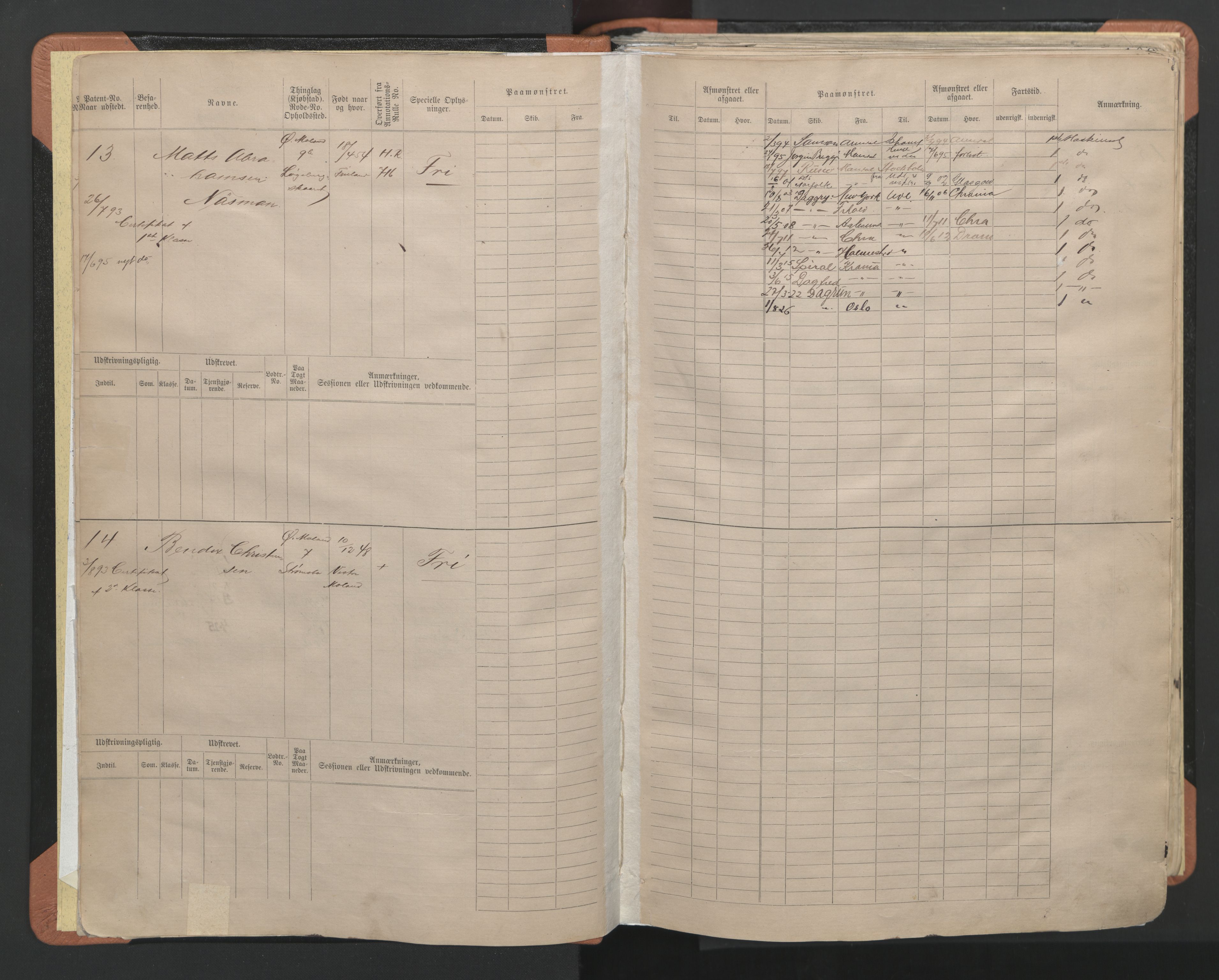 Arendal mønstringskrets, SAK/2031-0012/F/Fb/L0024: Hovedrulle B nr 1-665, S-22, 1886-1933, p. 10