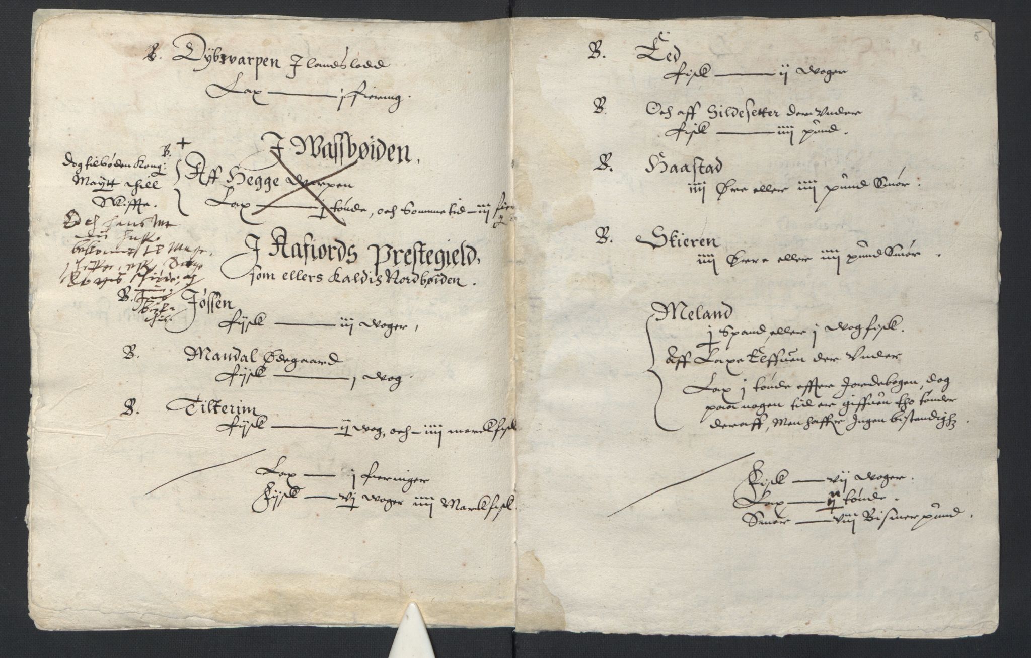 Stattholderembetet 1572-1771, AV/RA-EA-2870/Ek/L0007/0001: Jordebøker til utlikning av rosstjeneste 1624-1626: / Adelsjordebøker, 1624-1625, p. 33