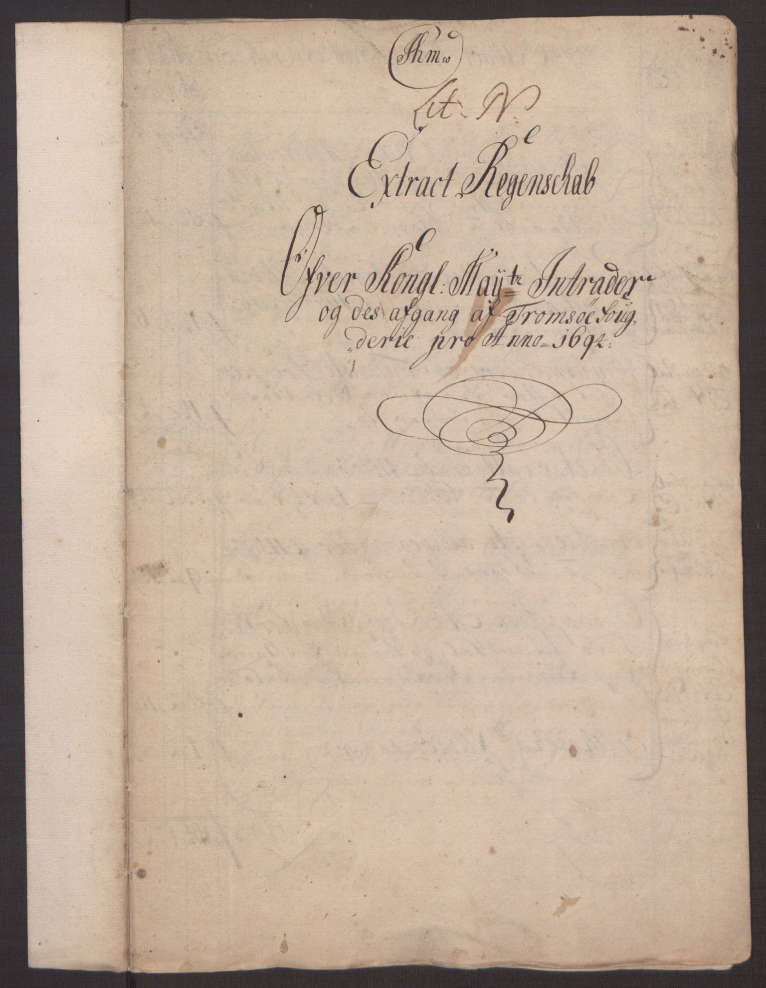 Rentekammeret inntil 1814, Reviderte regnskaper, Fogderegnskap, AV/RA-EA-4092/R68/L4753: Fogderegnskap Senja og Troms, 1694-1696, p. 8