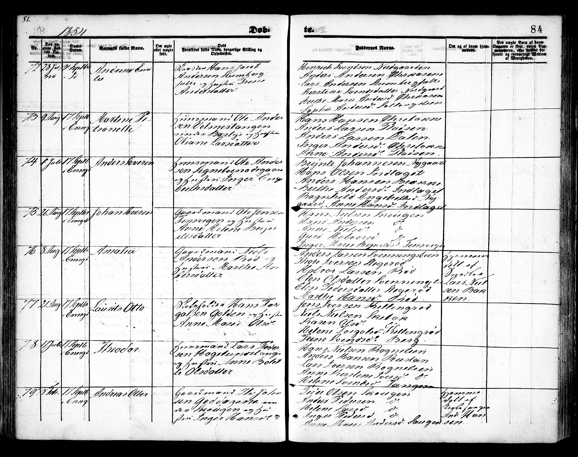 Idd prestekontor Kirkebøker, SAO/A-10911/F/Fc/L0004a: Parish register (official) no. III 4A, 1848-1860, p. 84