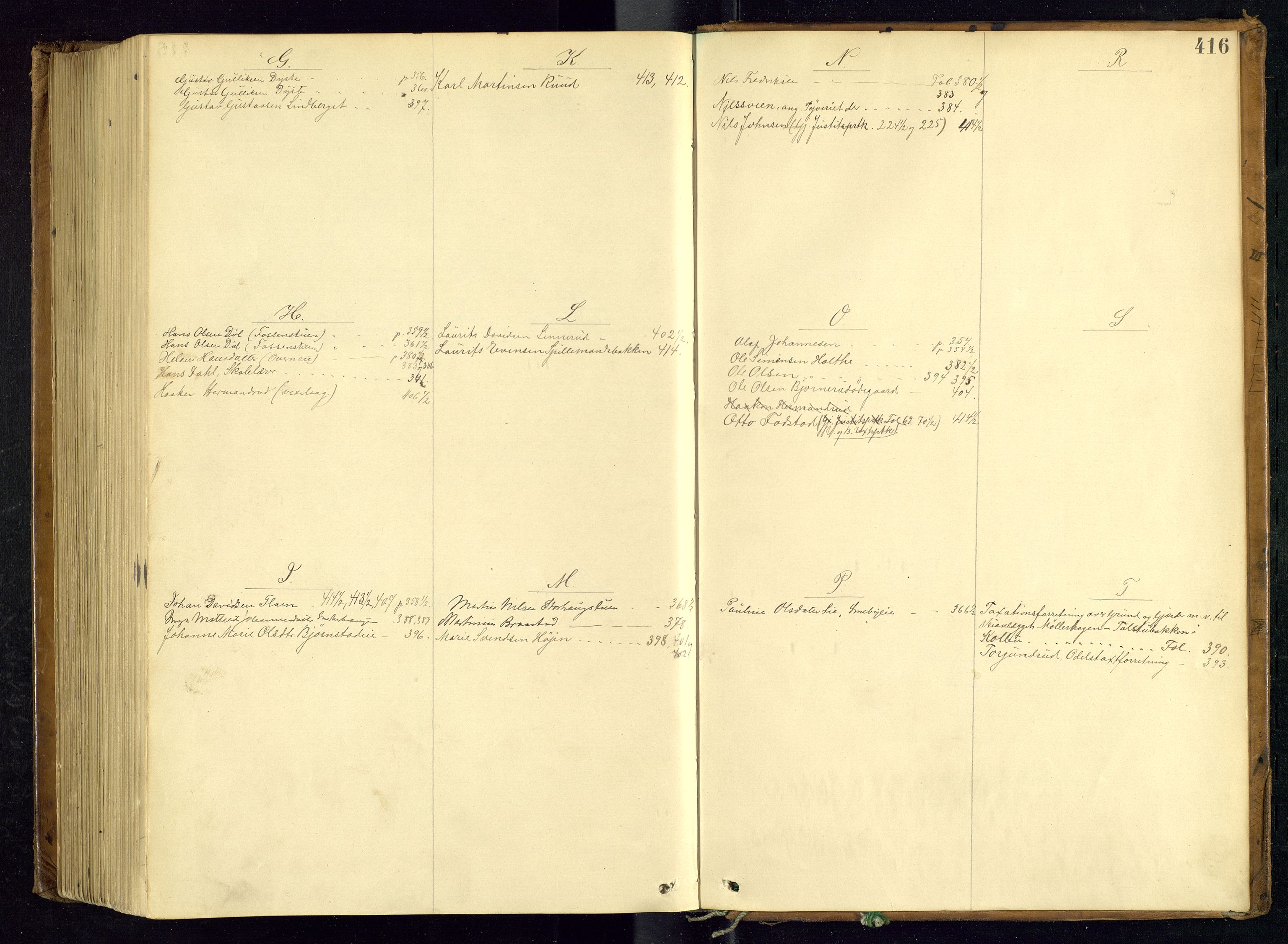 Toten tingrett, AV/SAH-TING-006/G/Gc/Gca/L0020: Ekstrarettsprotokoll - Østre og Vestre Toten, 1883-1892, p. 415b-416a