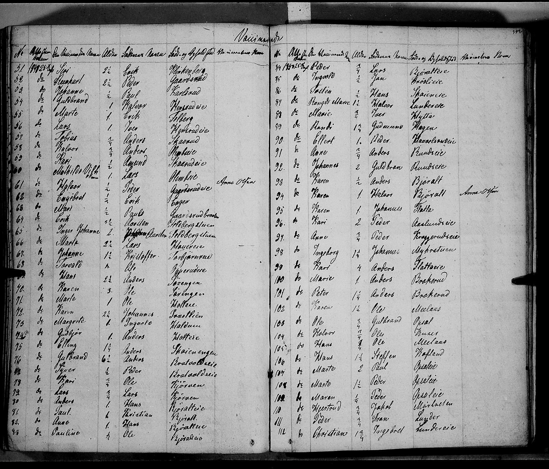 Jevnaker prestekontor, SAH/PREST-116/H/Ha/Haa/L0006: Parish register (official) no. 6, 1837-1857, p. 342