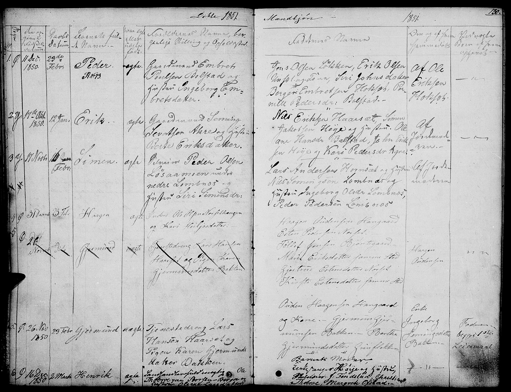 Rendalen prestekontor, AV/SAH-PREST-054/H/Ha/Haa/L0004: Parish register (official) no. 4, 1829-1852, p. 130