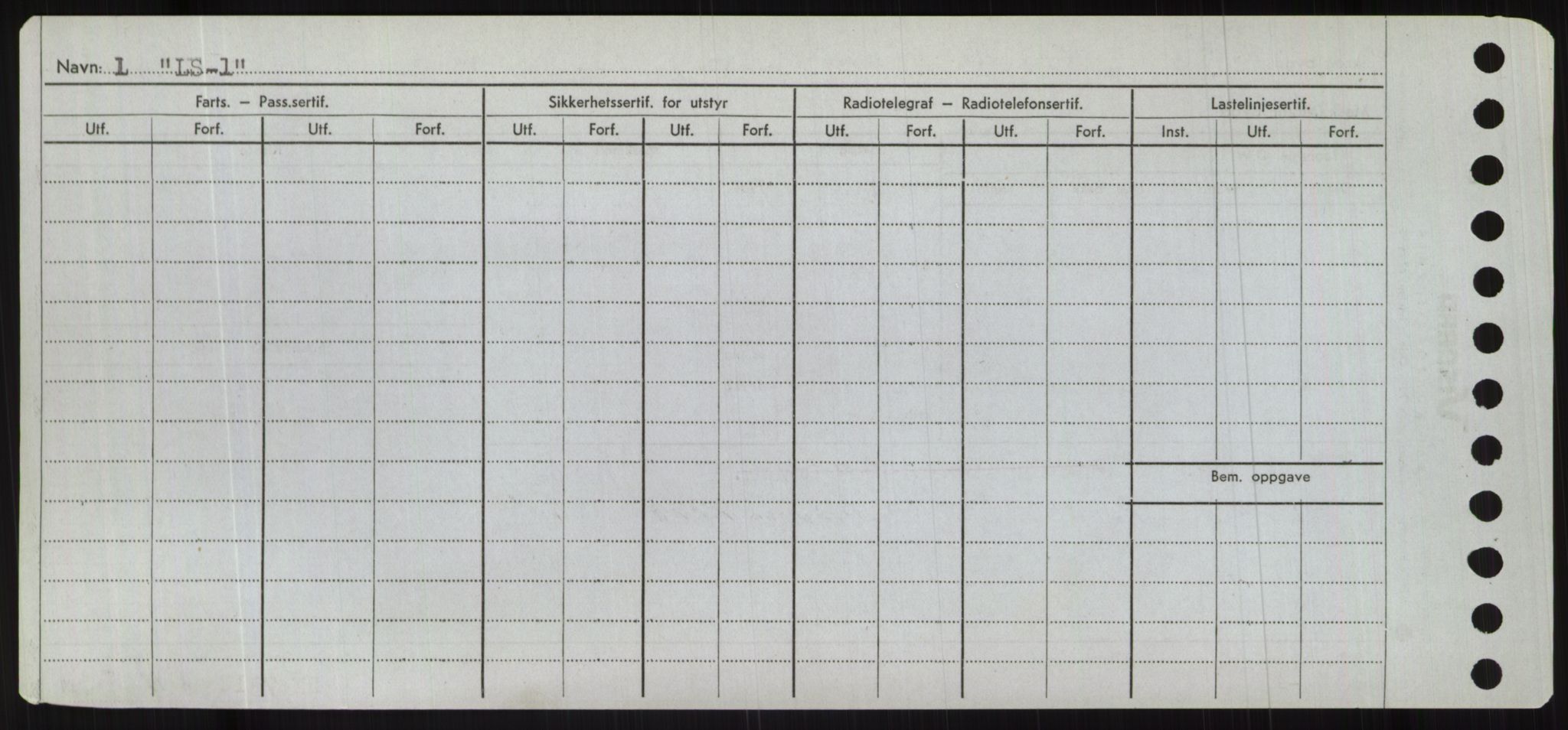 Sjøfartsdirektoratet med forløpere, Skipsmålingen, AV/RA-S-1627/H/Hc/L0001: Lektere, A-Y, p. 268