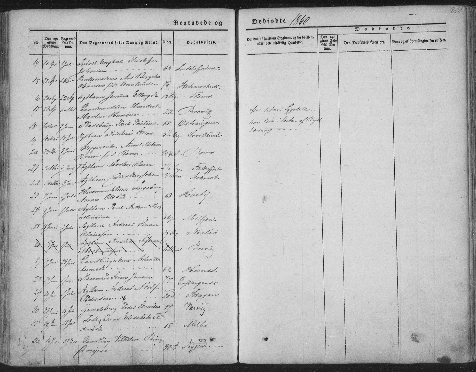 Ministerialprotokoller, klokkerbøker og fødselsregistre - Nordland, SAT/A-1459/888/L1241: Parish register (official) no. 888A07, 1849-1869, p. 306