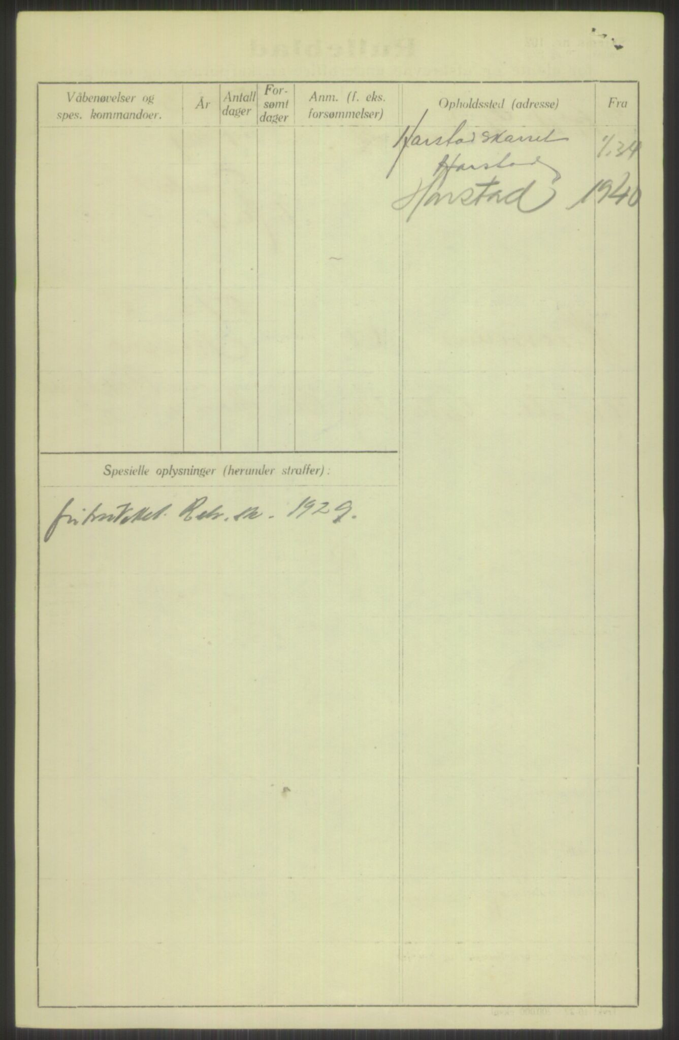 Forsvaret, Troms infanteriregiment nr. 16, AV/RA-RAFA-3146/P/Pa/L0013/0004: Rulleblad / Rulleblad for regimentets menige mannskaper, årsklasse 1929, 1929, p. 6